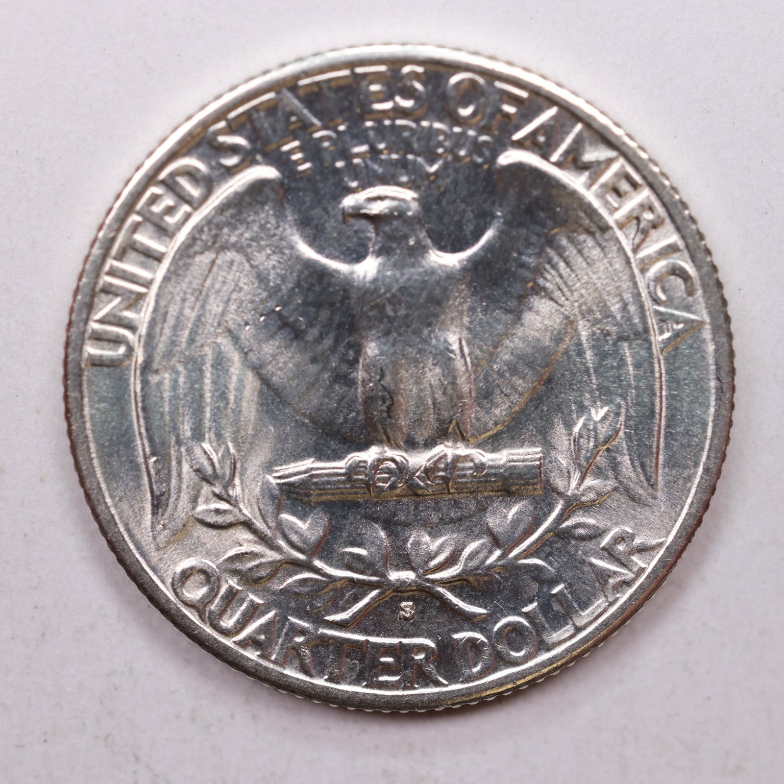1937-S Washington Silver Quarter, Gem Uncirculated Coin, Store Sale #QR809.