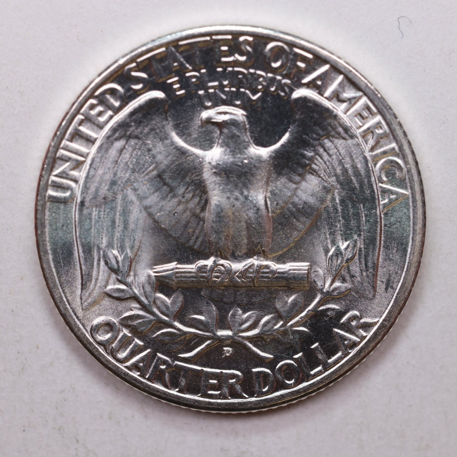 1939-D Washington Silver Quarter, Gem Uncirculated Coin, Store Sale #QR812.