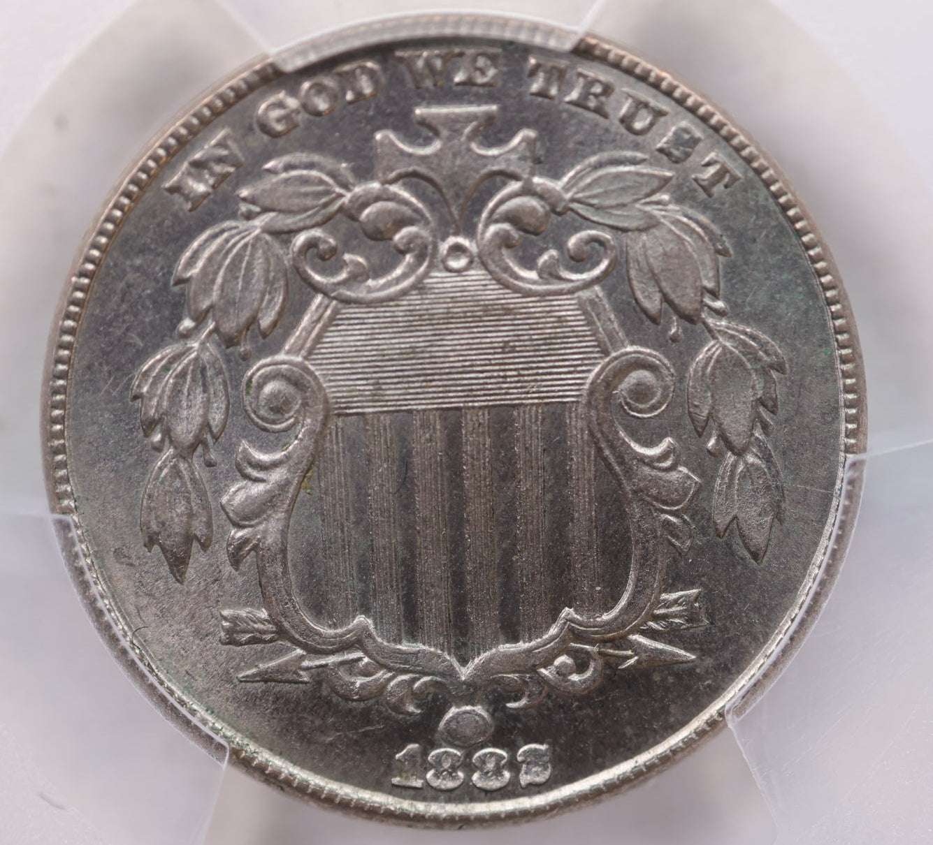 1882 Shield Nickel, Choice Business Strike, PCGS MS-63, Store #GNL005.