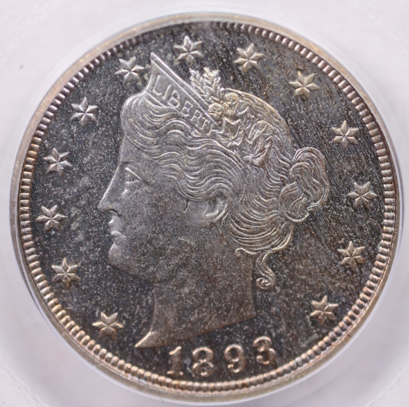 1893 Liberty Nickel, (V) Nickel, Gem Proof Strike, PCGS PR-64. Store #GNL007.