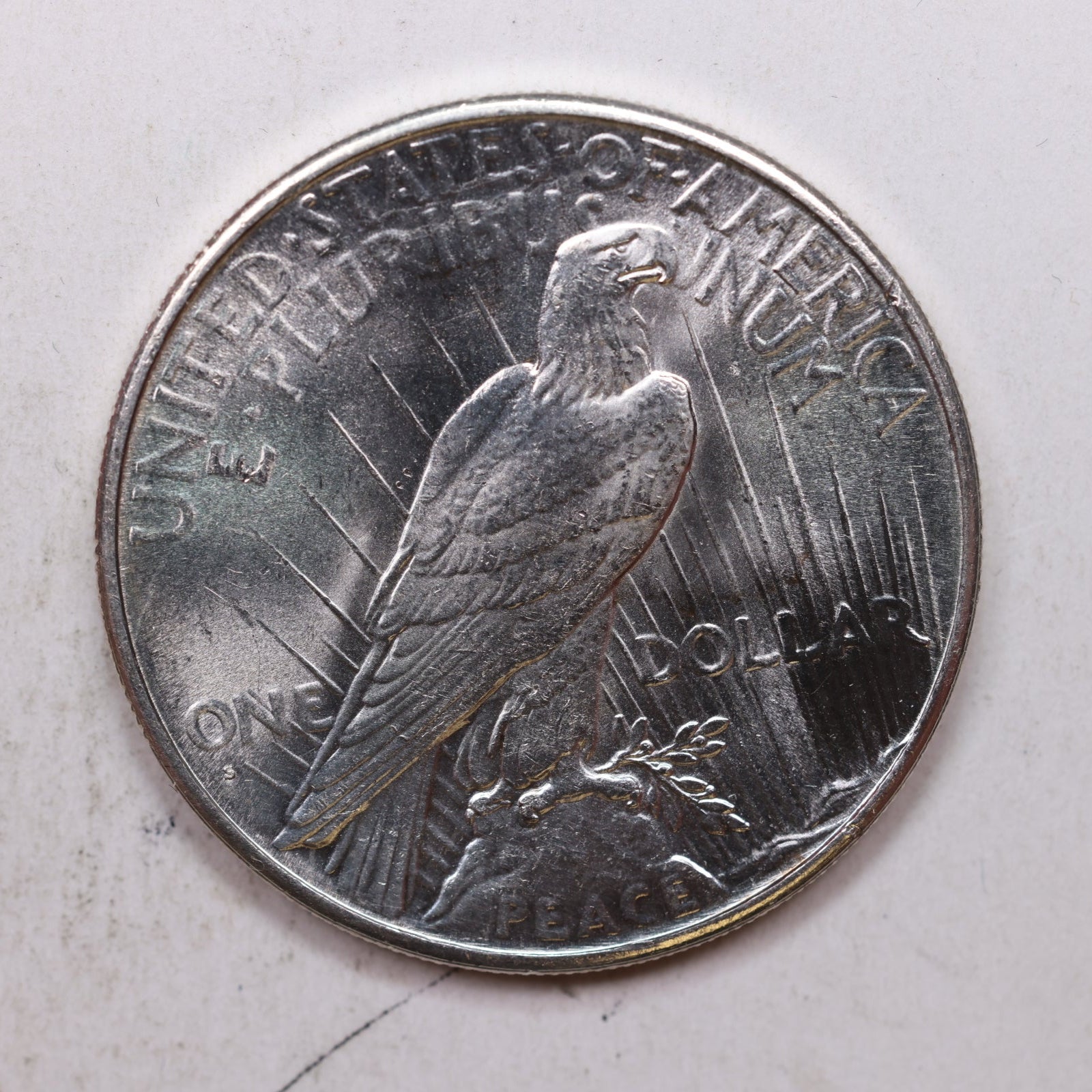 1926-S Peace Dollar, Mint State, Uncirculated Coin, Store #DR0981