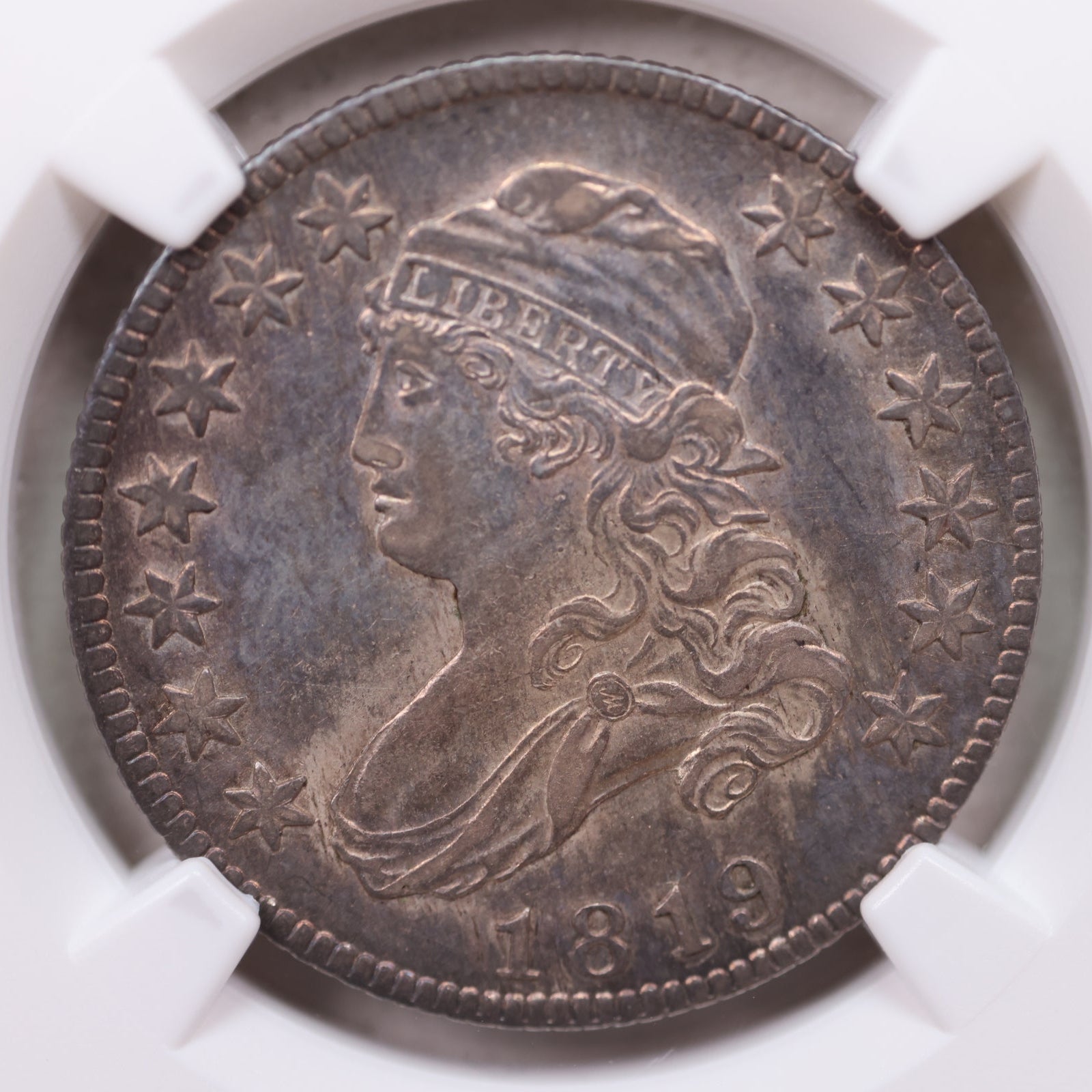 1819 Cap Bust Quarter, Browning-3, Mint State Coin, NGC MS-63, Store #GQR010.