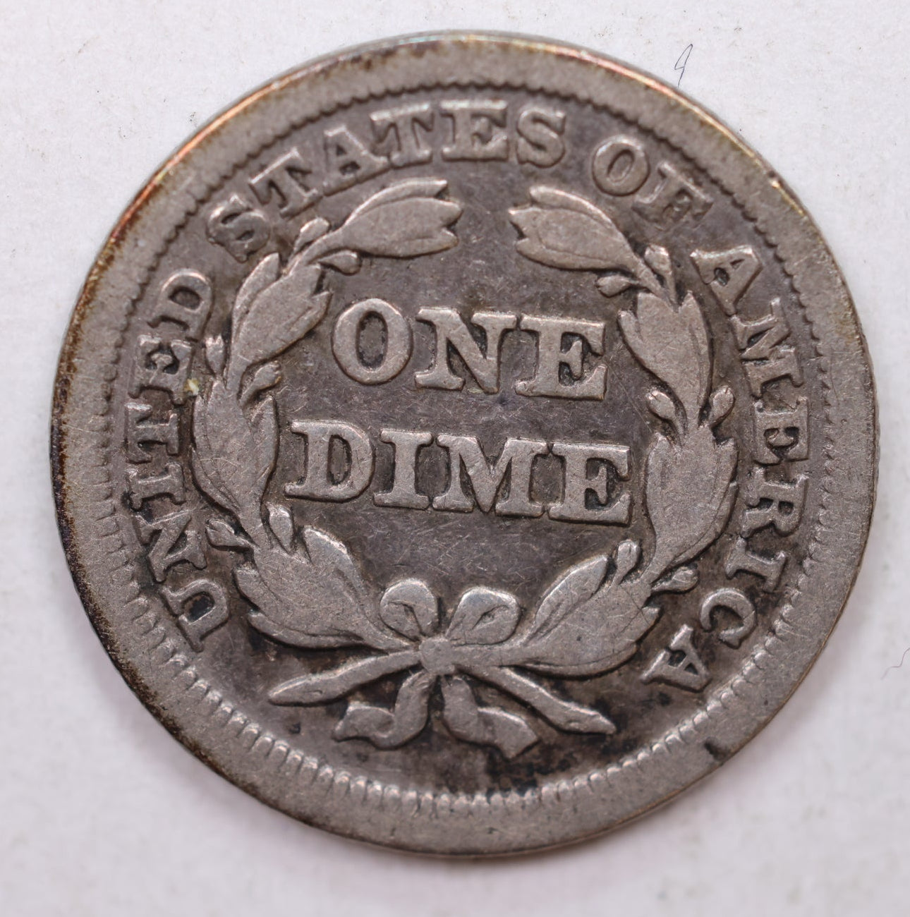 1847 Seated Liberty Dime, Collectible Circulated Coin, Store Sale #DE688.