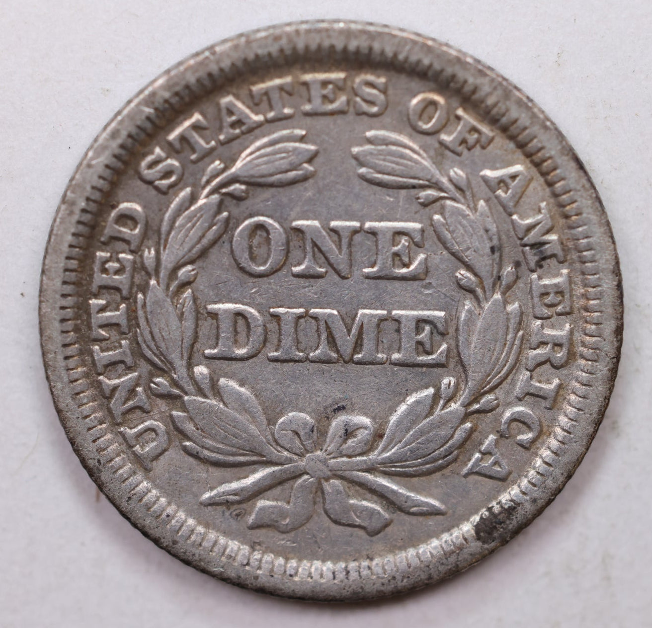 1848 Seated Liberty Dime, Collectible Circulated Coin, Store Sale #DE689.