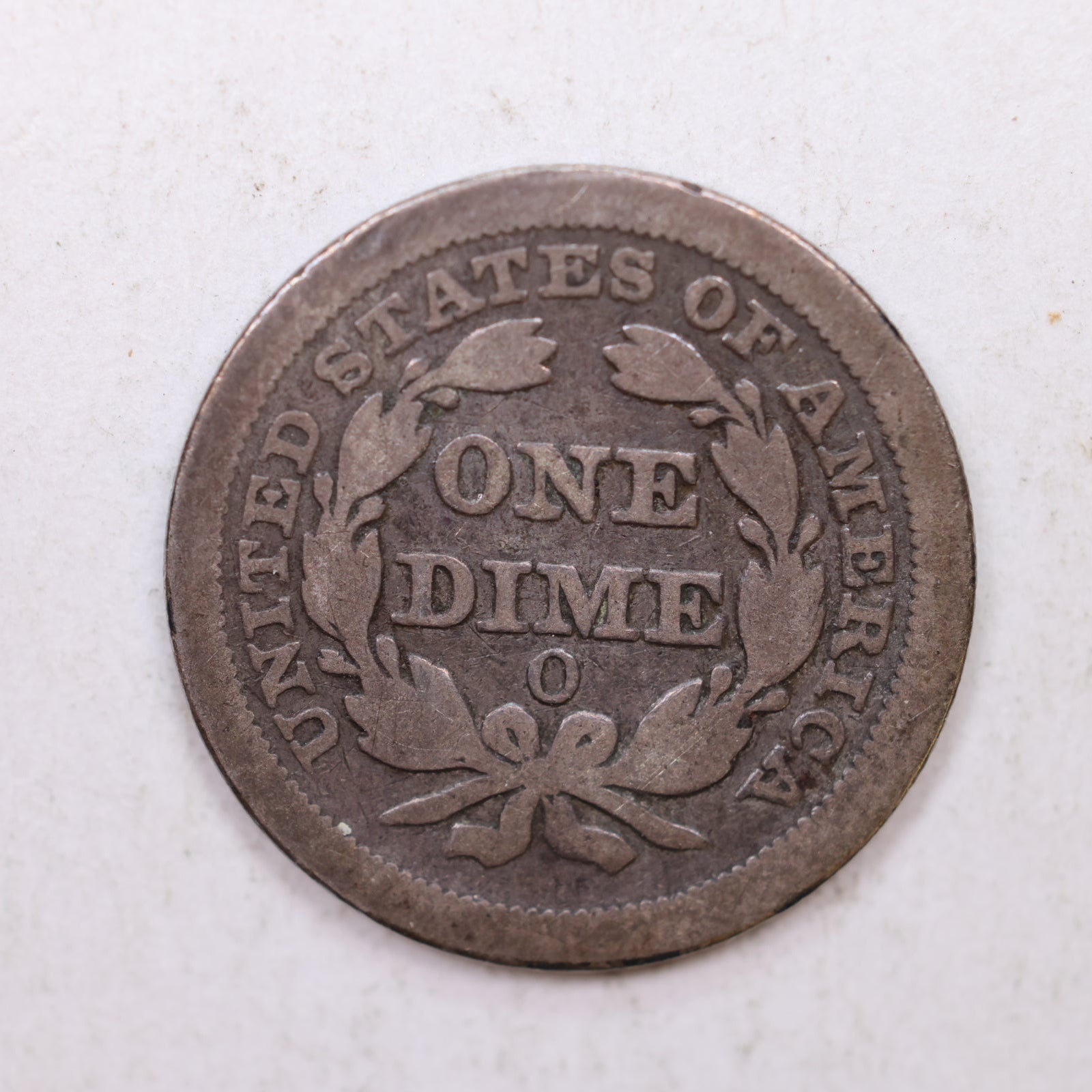 1851-O Seated Liberty Dime, Detailed Circulated Coin, Store Sale #DE695.