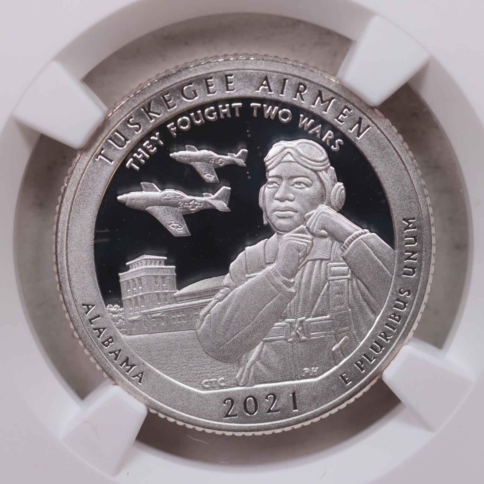 2021-S Washington Silver Quarter, Tuskegee Airmen, NGC PF-70, Store Sale #GQR050.