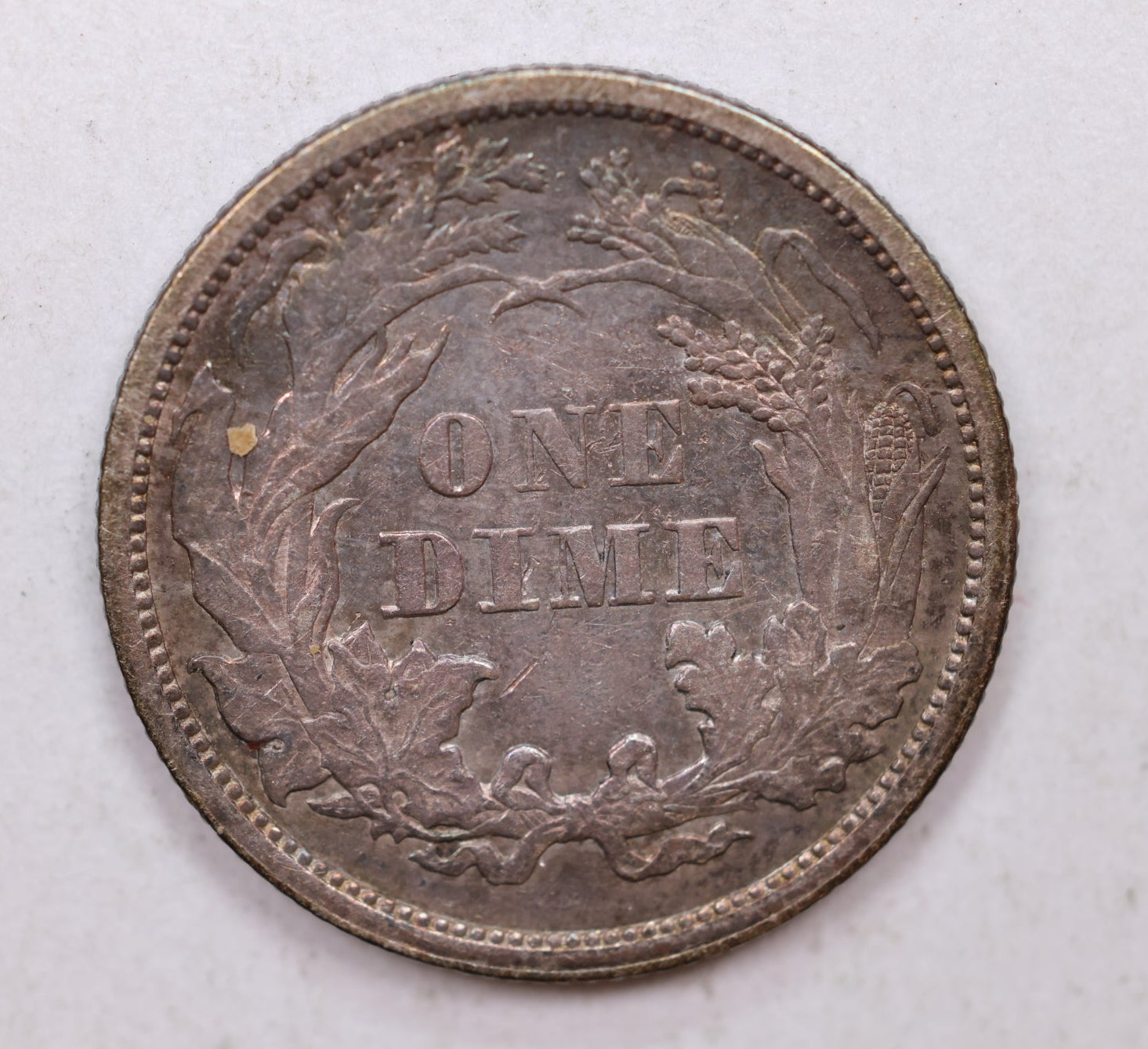 1860 Seated Liberty Dime, Collectible Circulated Coin, Store Sale #DE717.