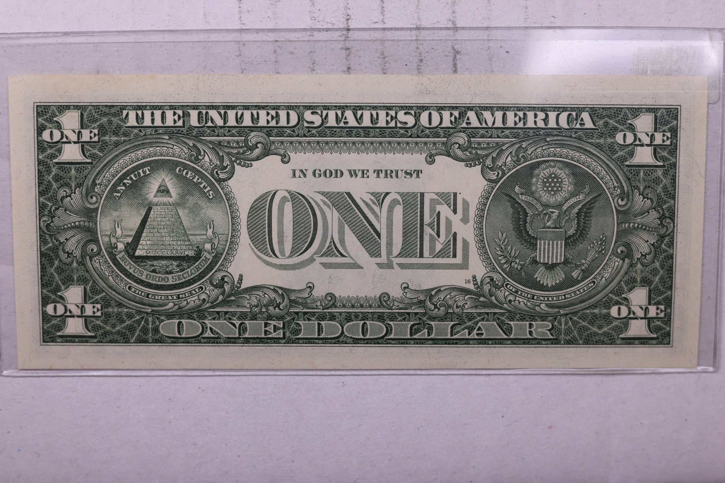1981-A., $1., F.R.N., Repeater Serial Nr., Crisp Uncirculated., Store #0724