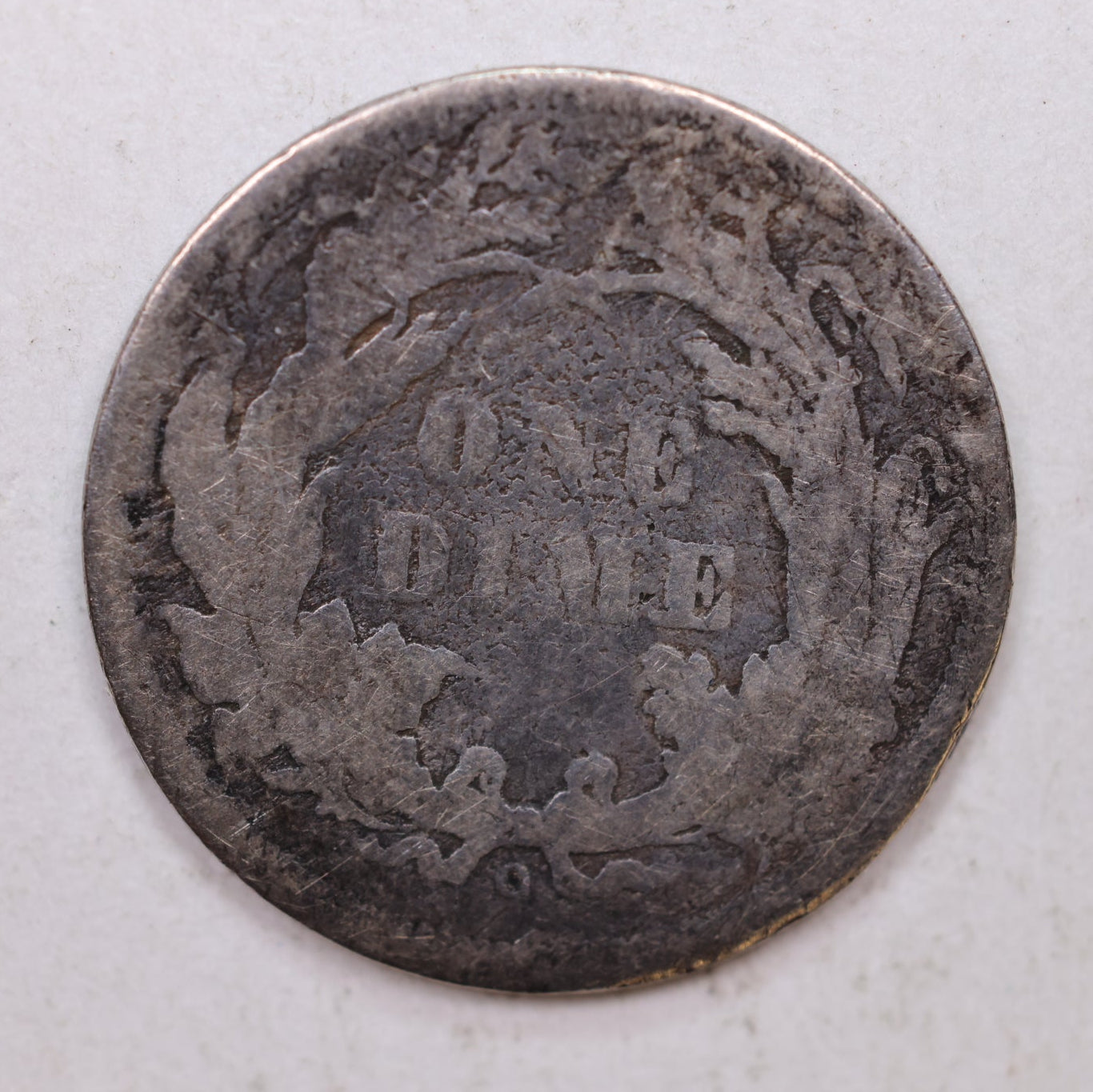 1860-O Seated Liberty Dime, Collectible Circulated Coin, Store Sale #DE718.