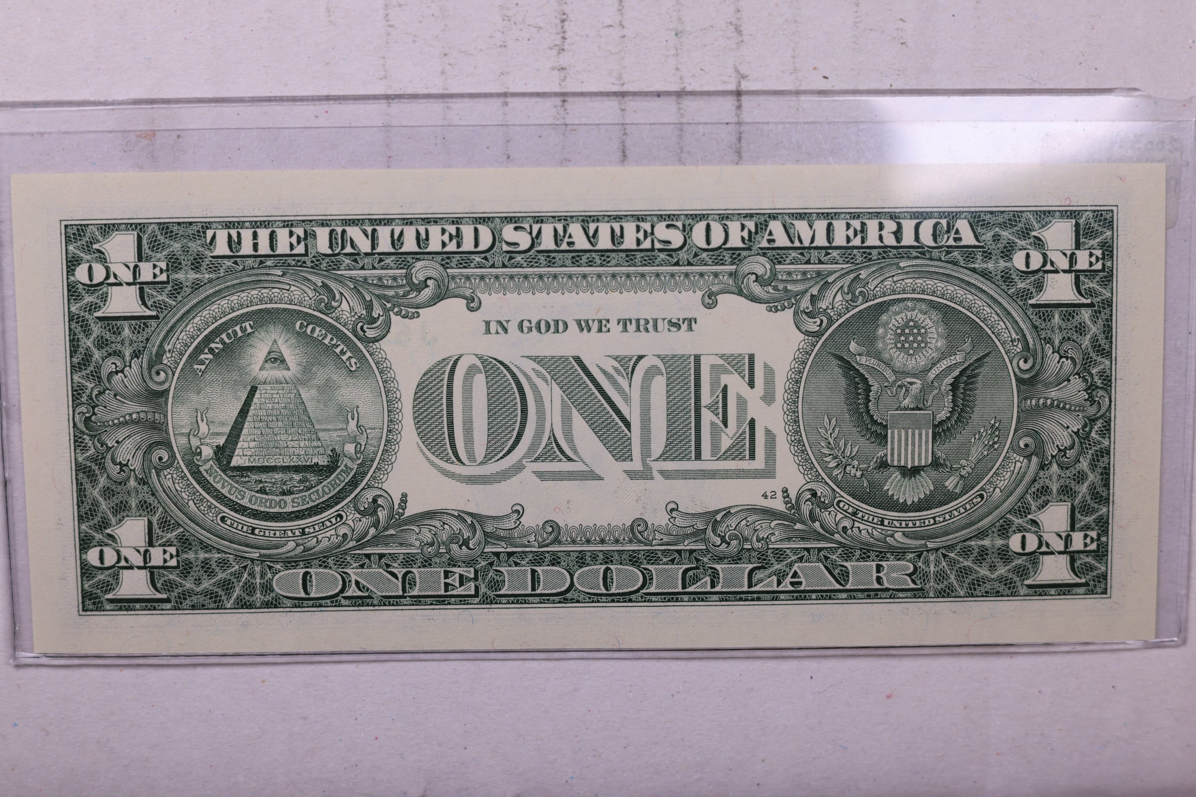 2003 A, $1., F.R.N., Repeater Serial Nr., Crisp Uncirculated., Store #0729