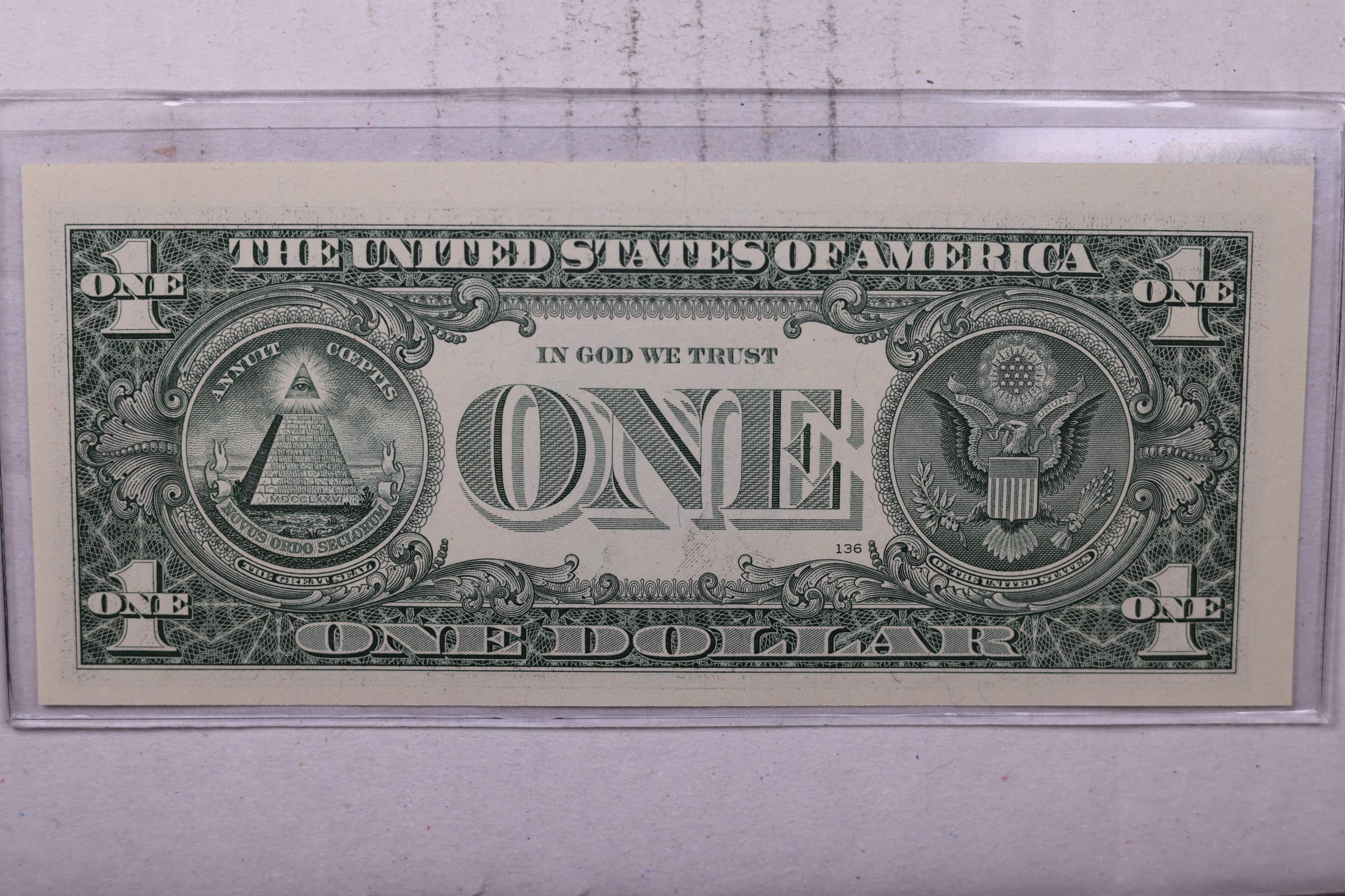 2006, $1., F.R.N., Repeater Serial Nr., Crisp Uncirculated., Store #0731