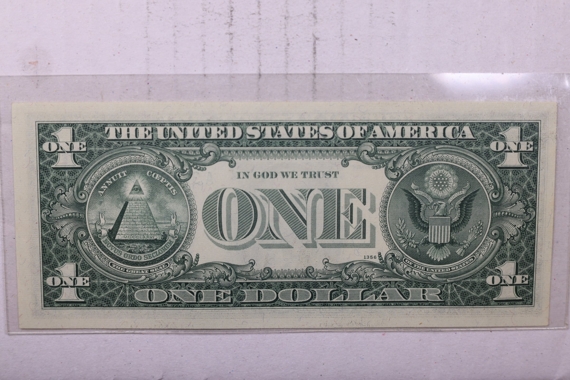 1969-A, $1., F.R.N., Repeater Serial Nr., Crisp Uncirculated., Store #0734