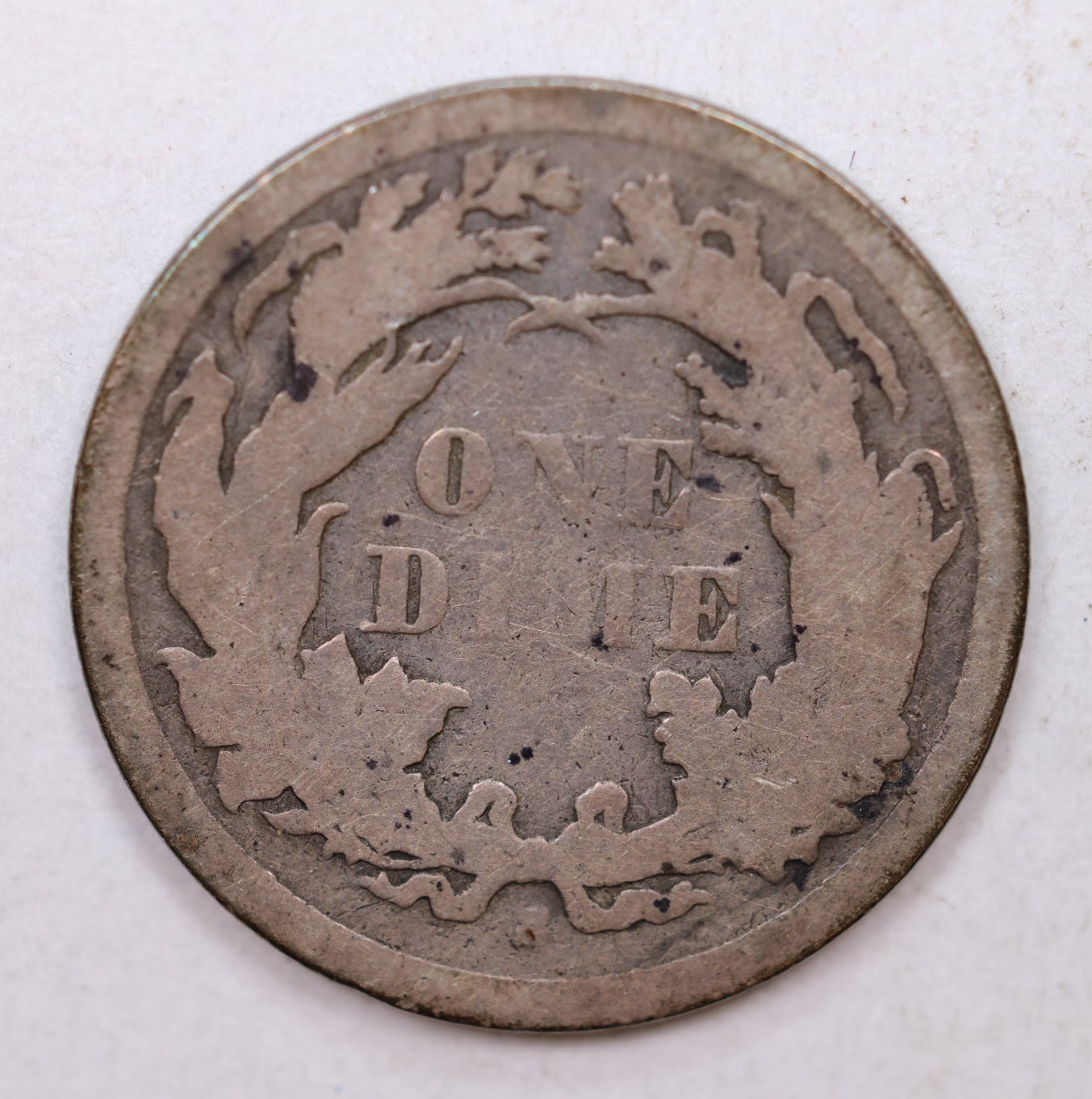 1868-S Seated Liberty Dime, Collectible Circulated Coin, Store Sale #DE732.