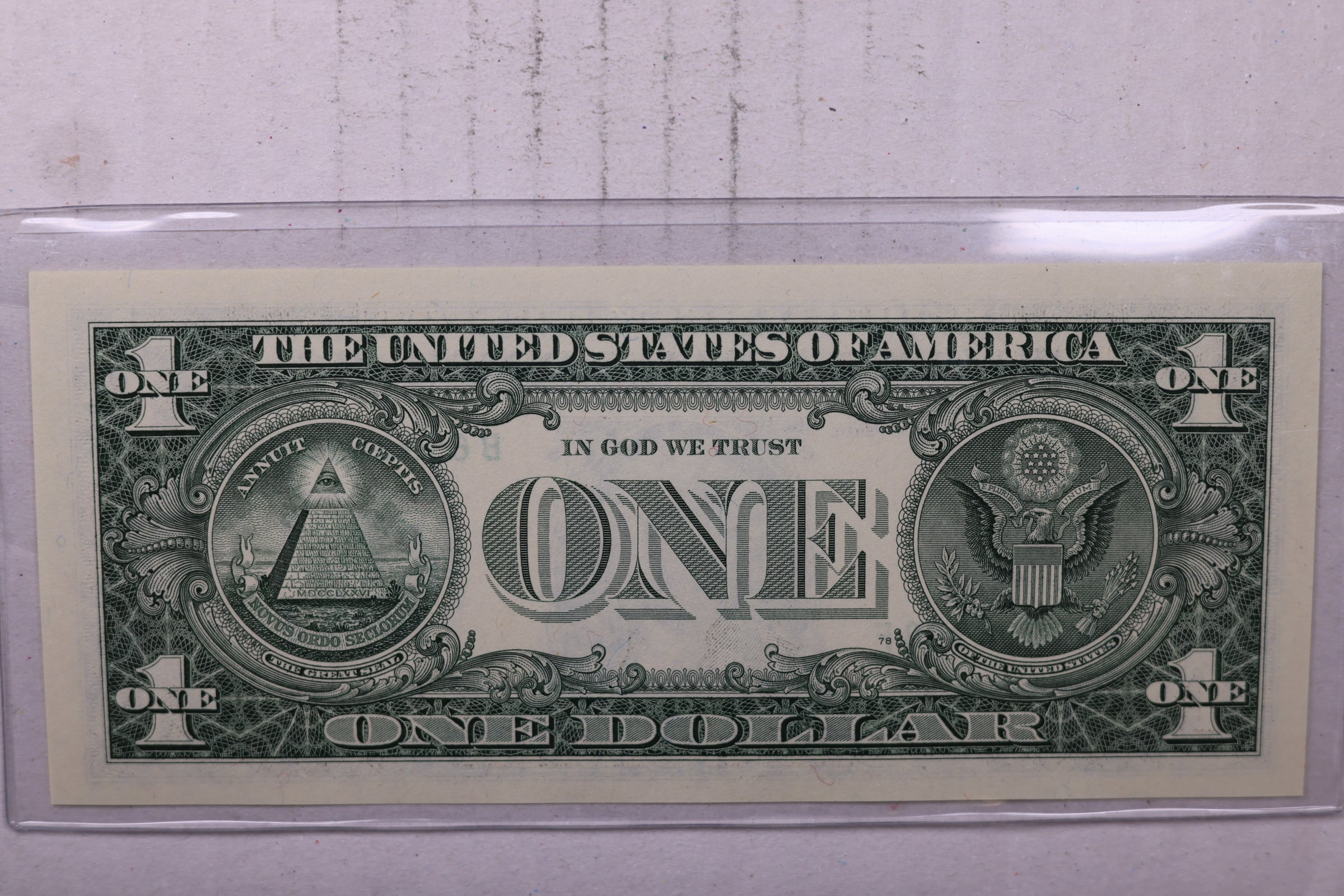 2003-A, $1., F.R.N., Repeater Serial Nr., Crisp Uncirculated., Store #0739