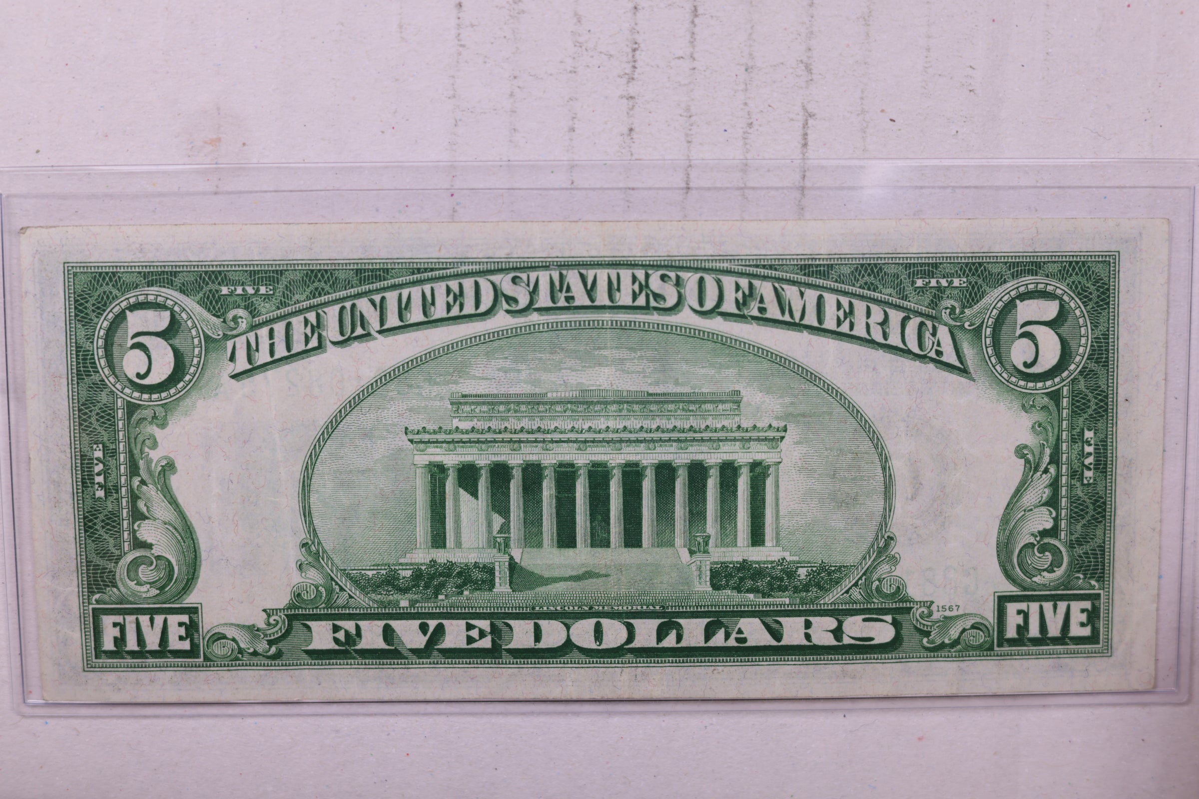 1934 A, Federal Reserve Note., Very Fine Circulated., Store #0742