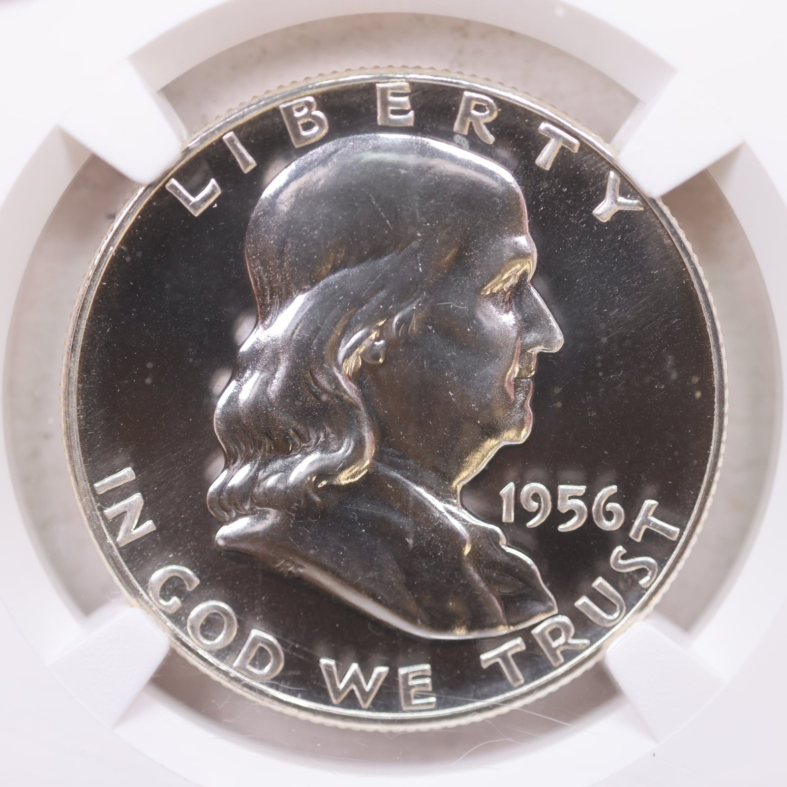 1956 Franklin Half Dollar, Silver Type-1 Proof, NGC PF-67, Store #GHR127.