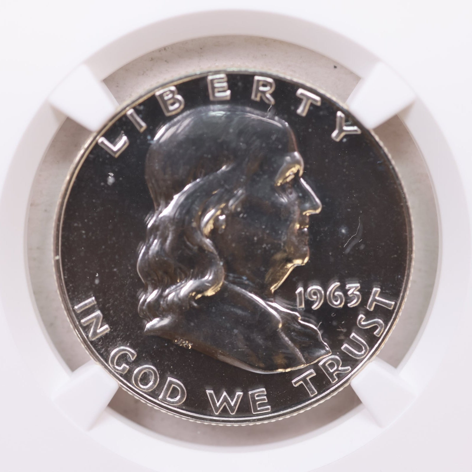 1963 Franklin Half Dollar, Gem Proof Strike, NGC PF-67, Store #GHR129.