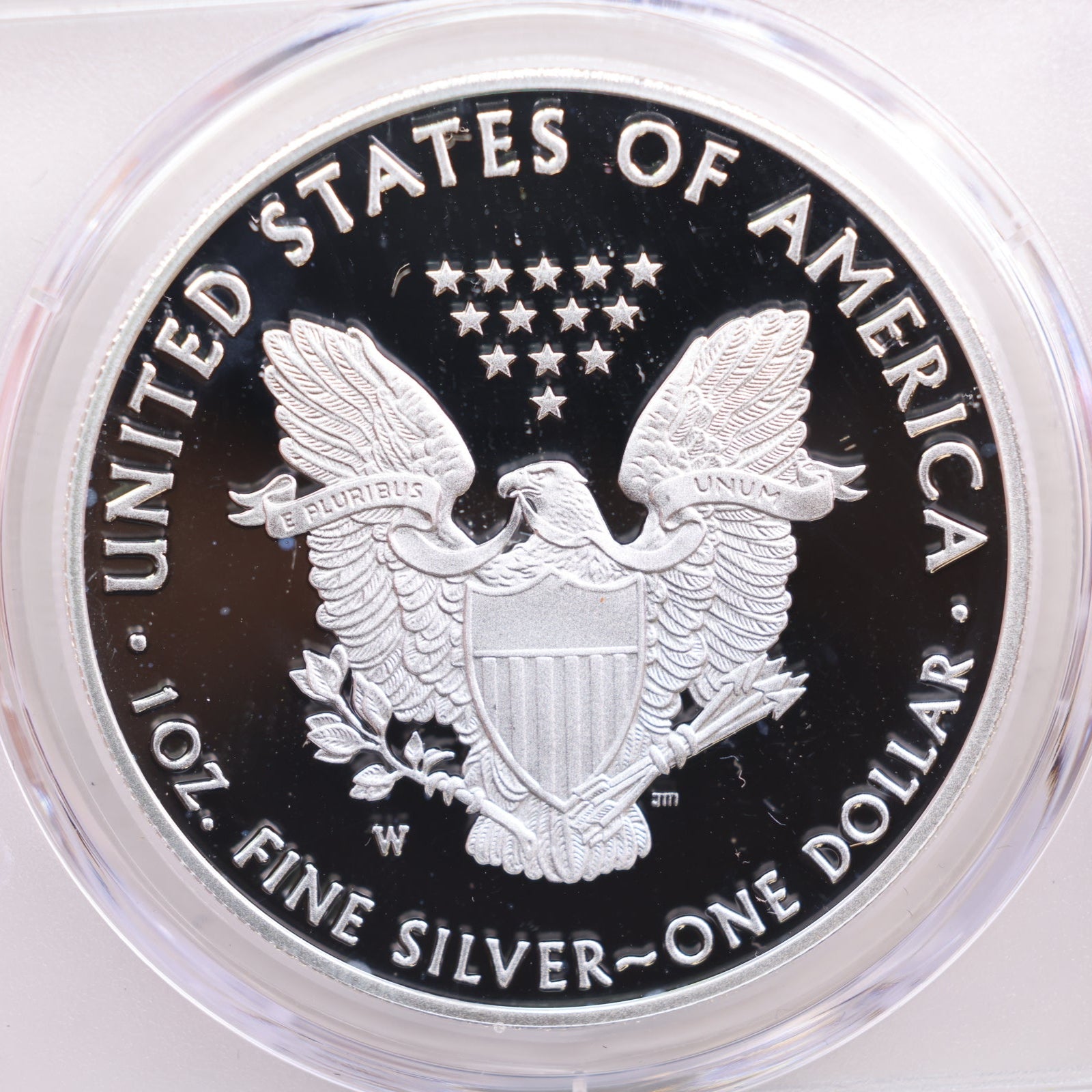 2020-W American Silver Eagle, Proof Strike, PCGS Premier PF-70, Store #AE0220.