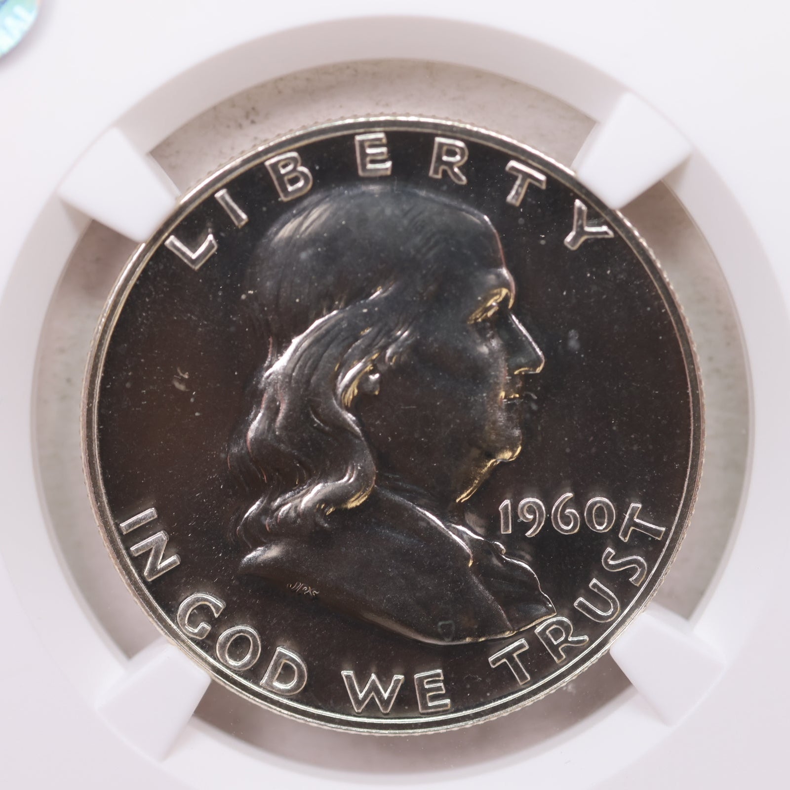 1960 Franklin Half Dollar, Superb Gem Proof Strike, NGC PF 69, Store #GHR135