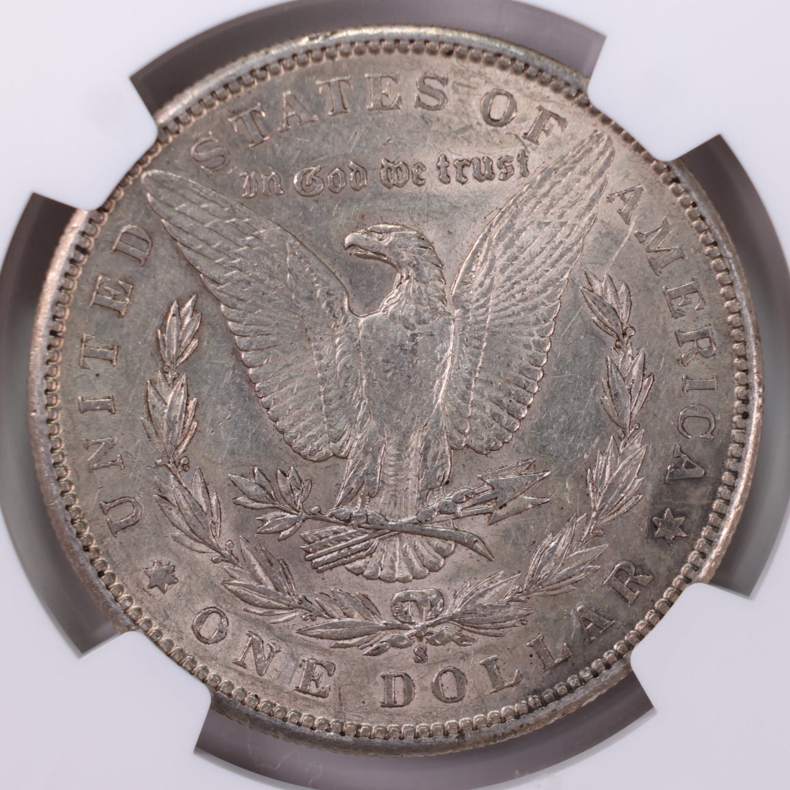 1898-S Morgan Silver Dollar., Collectible Coin., NGC AU-53., STORE# GDR021