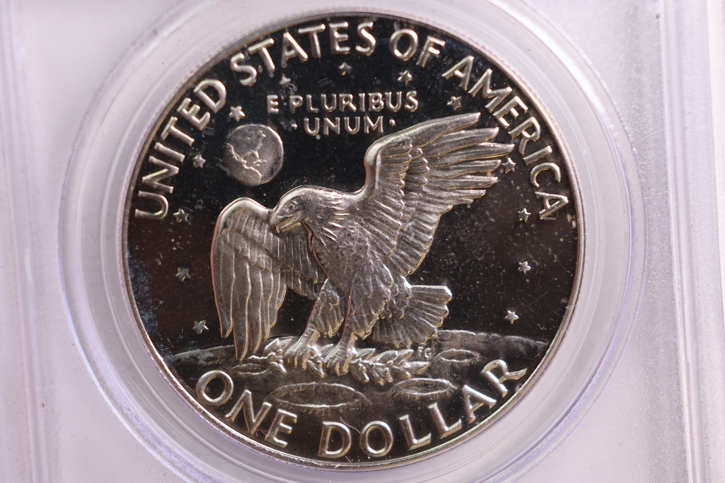 1974-S Proof Clad Eisenhower Dollar, PCGS Proof-69 DCAM, Store #GDR0259.