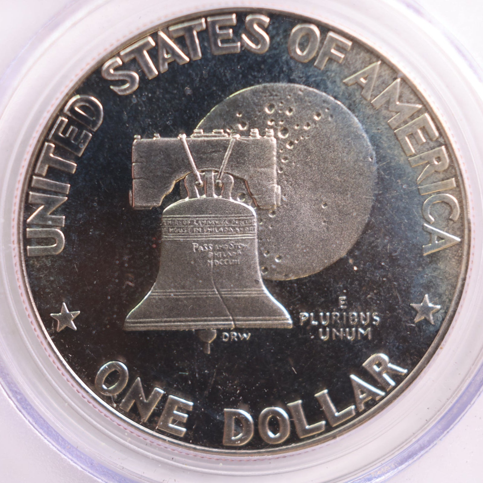 1976-S Proof Clad Eisenhower Dollar, Type-1, PCGS Proof-69 DCAM, Store #GDR0262.