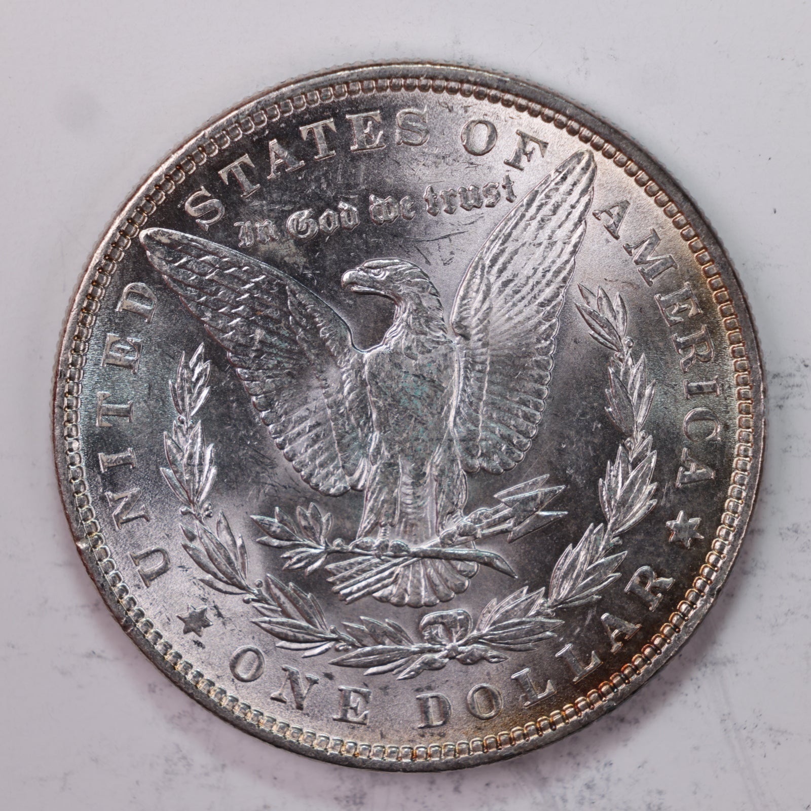 1887 $1., Morgan Silver Dollar., Mint State., Un-Circulated Coin, Store #DR0562