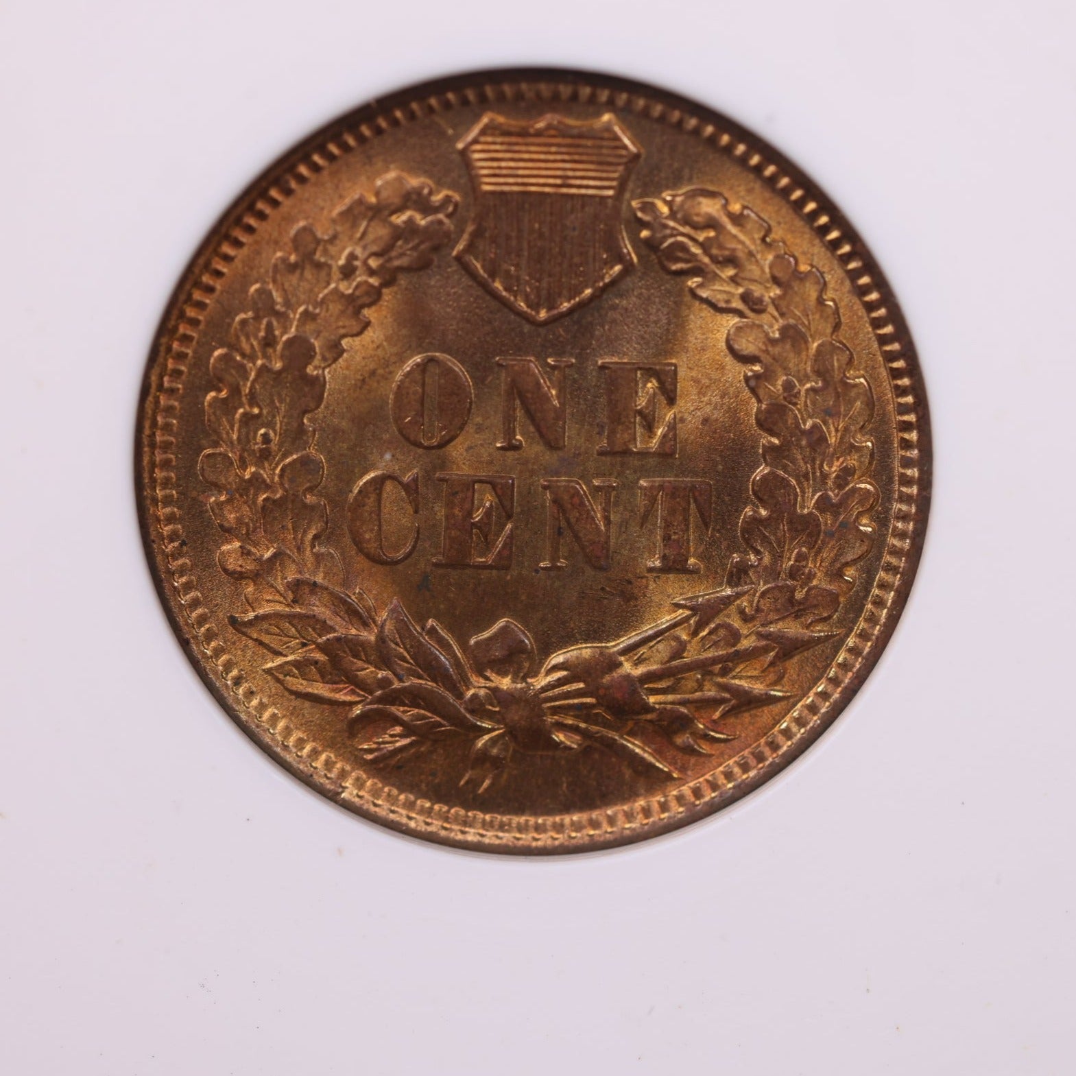 1904 Indian Head Cents., ANACS MS65 Red., Store #0858