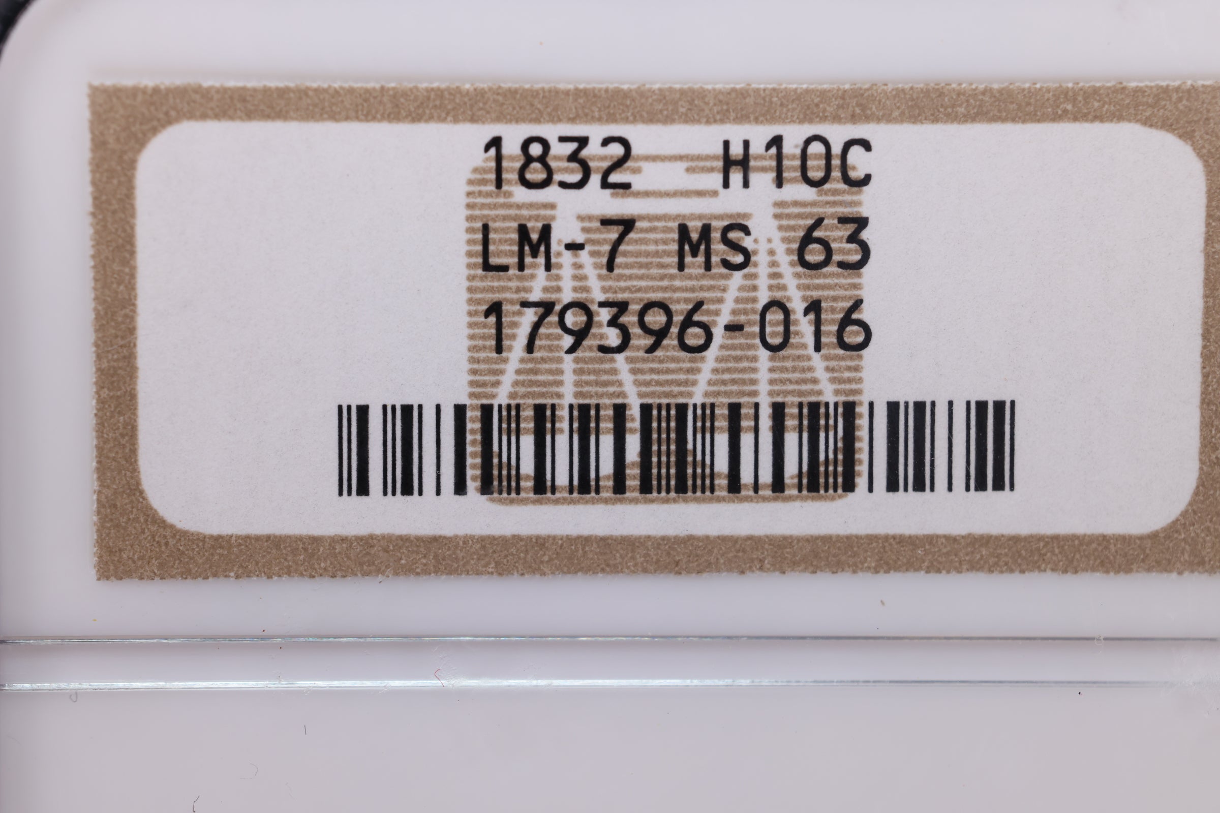 1832 Cap Bust, Half Dime, LM-7 Variety, NGC Graded MS-63. Store #30002