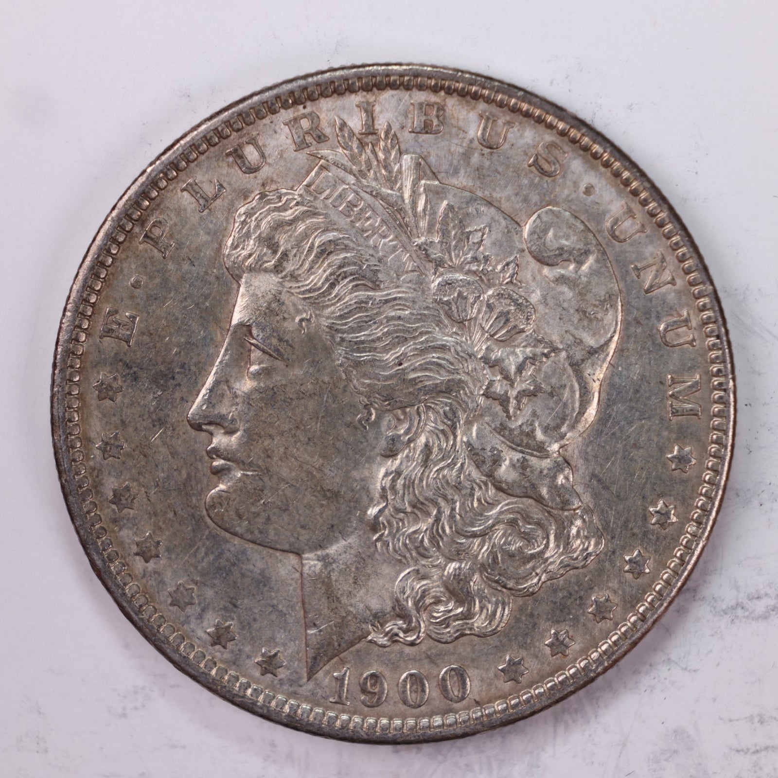 1900 $1., Morgan Dollar., Uncirculated Coin, Store #DR0584