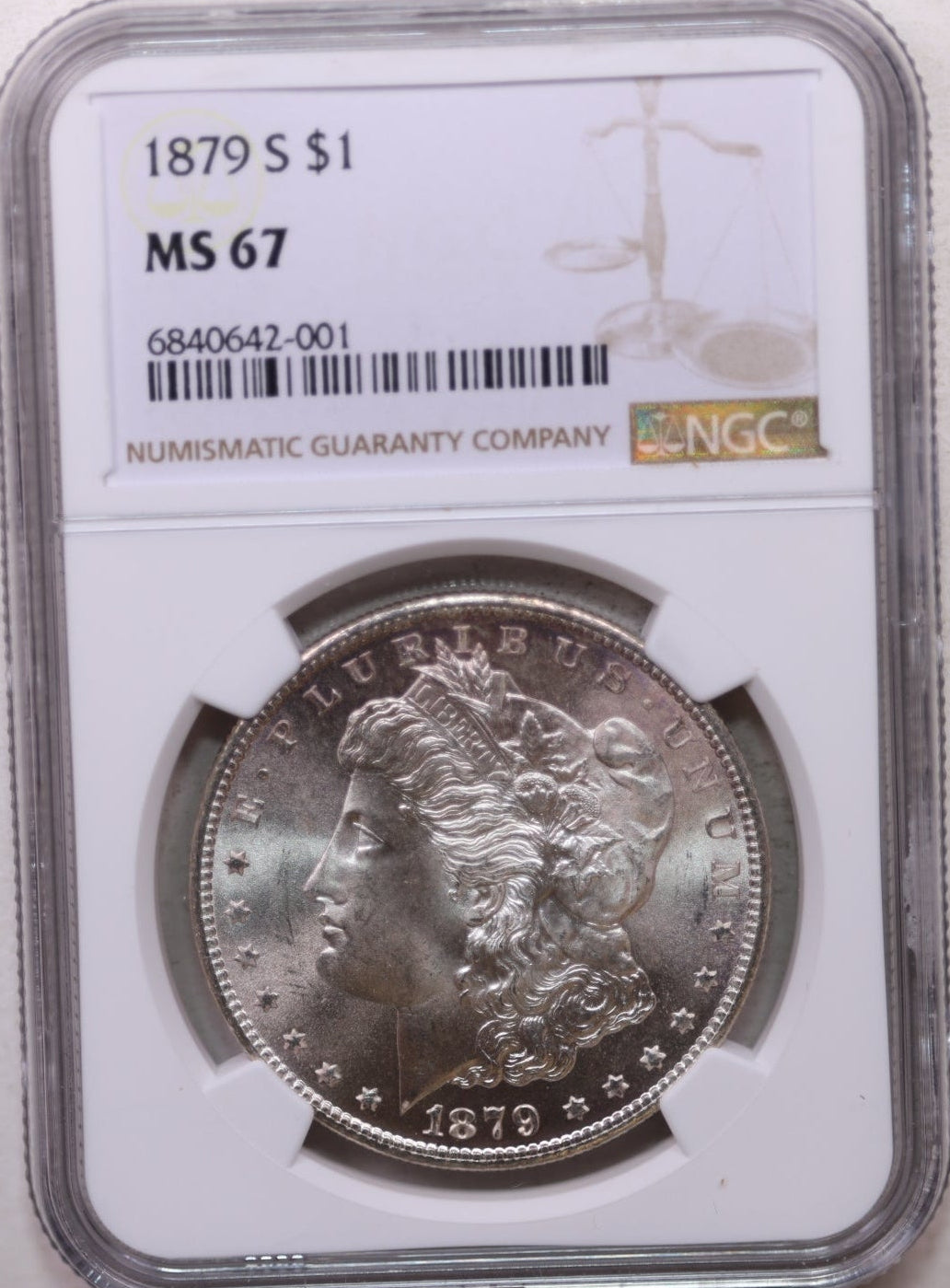 1879-S Morgan Silver Dollar, Gem Uncirculated, NGC MS-67, Store SALE #GDR0333.