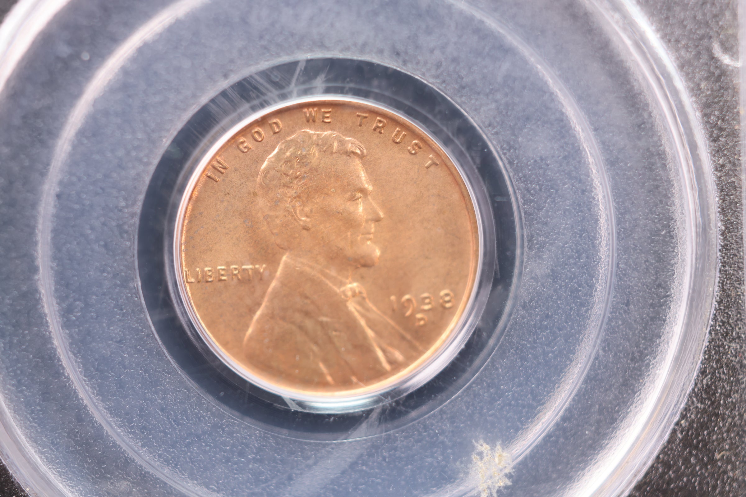 1938-D Lincoln Wheat Cents., PCGS Graded MS-66. Store #30029