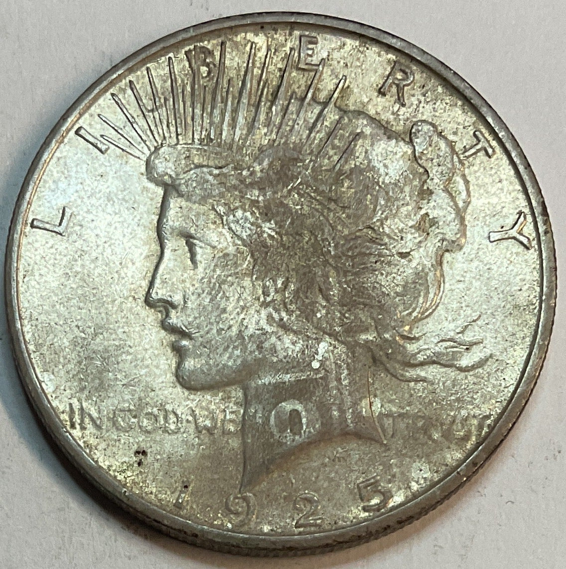 1925-S Peace Dollar, Very Fine Circulated Coin, Store #DR0953