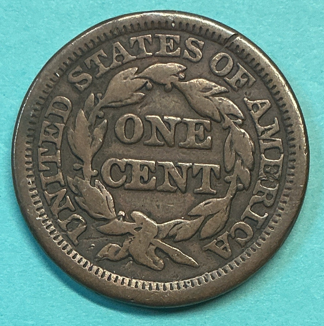1848 Liberty Head Large Cent. Affordable Collectible Coin. Store #CT1397