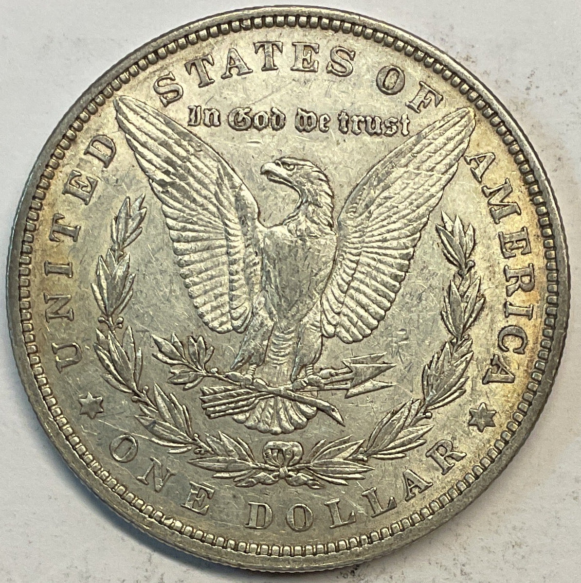 1880 Morgan Dollar, About Uncirculated Coin, Store #DR0859