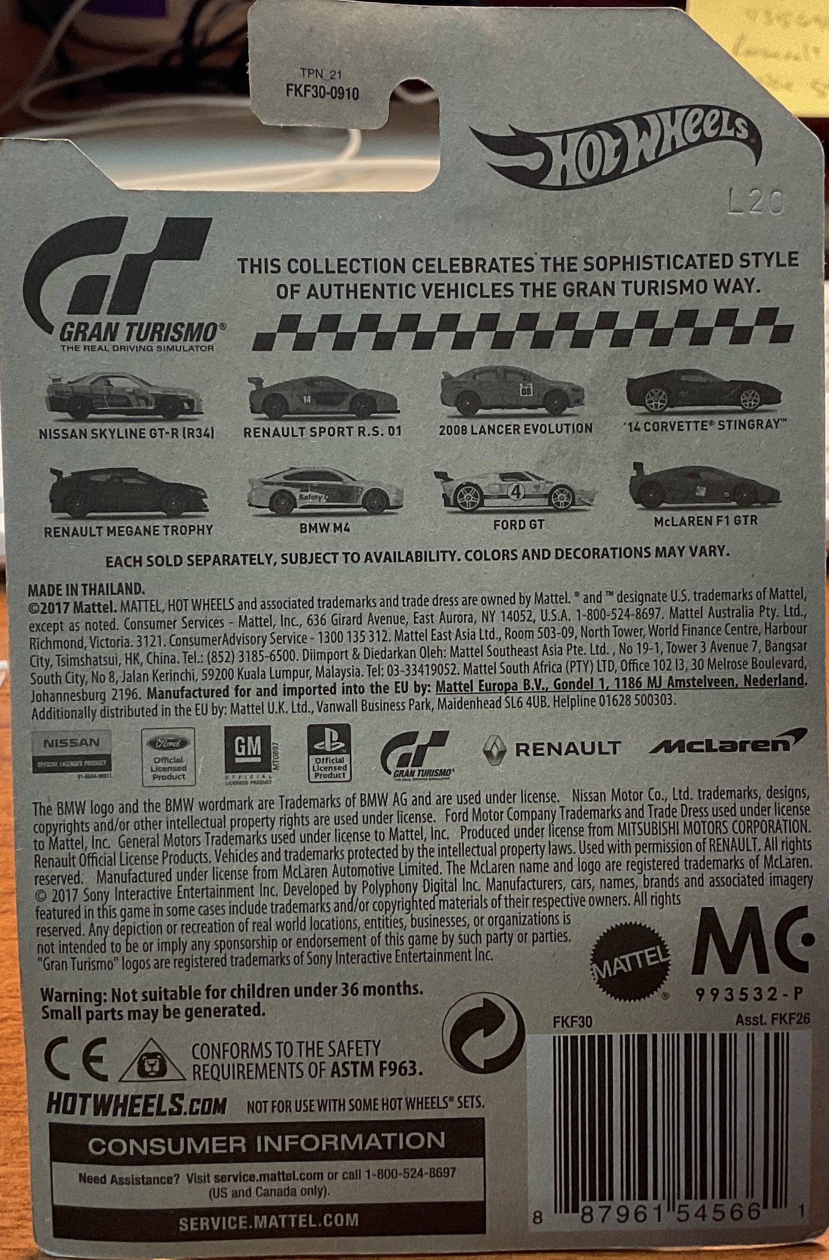 '14 Corvette Stingray Hot Wheels toy car, FKF30-0910, 'GRAN TURISMO', Store #TY006