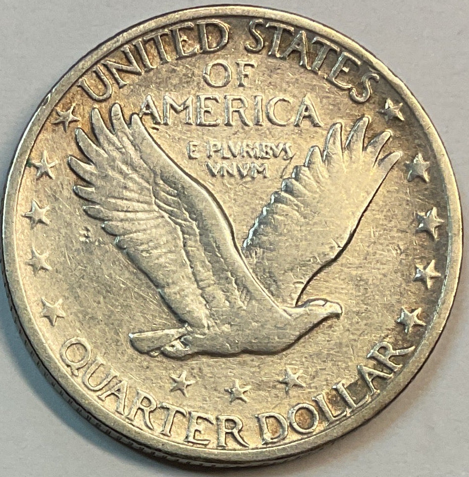 1927-S, Standing Liberty Quarter, Very Fine Circulated Coin, Store #QR1172