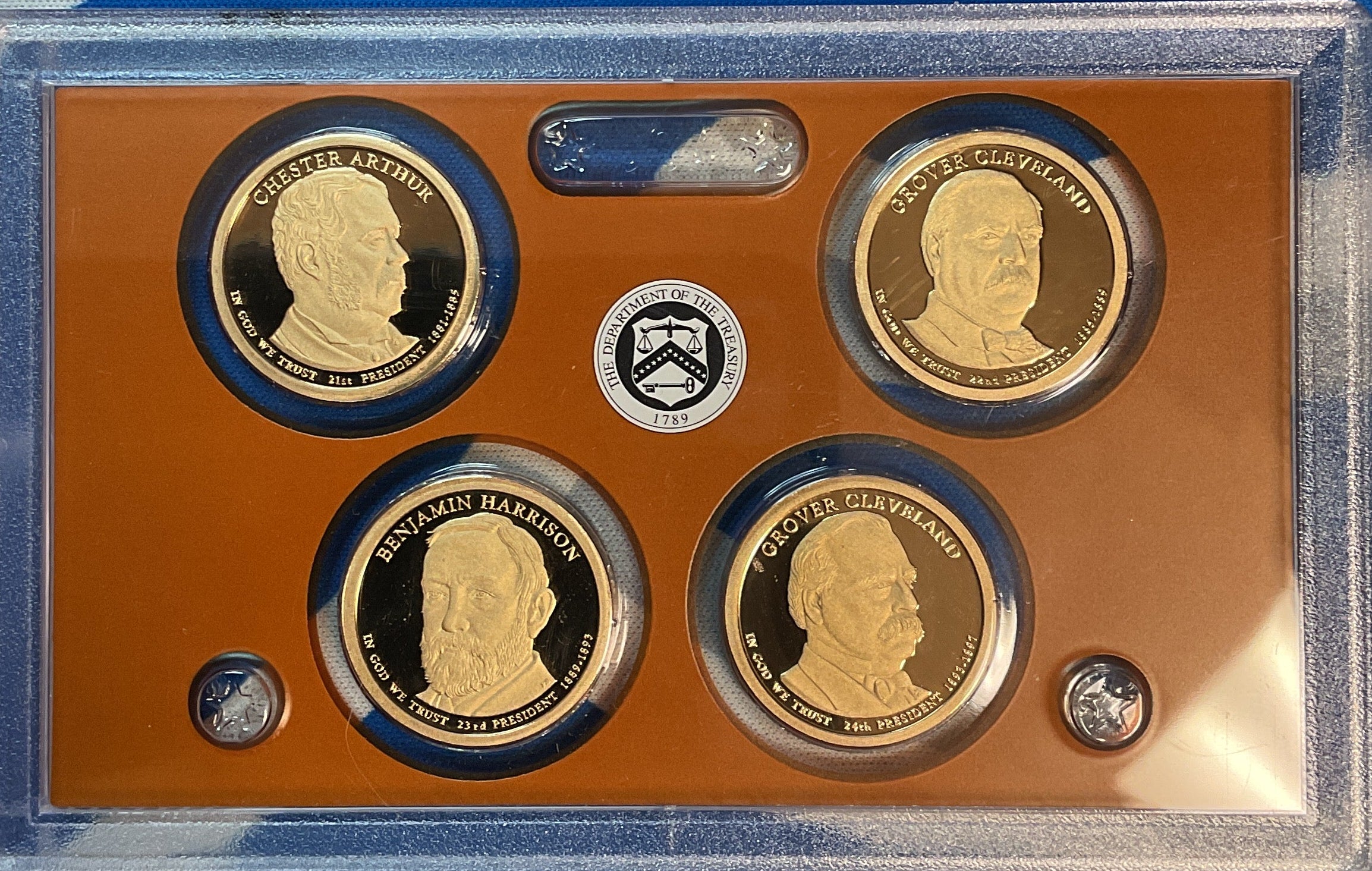 2012 U.S. Mint President $1 Coin Proof Set, in Original Government Packaging.