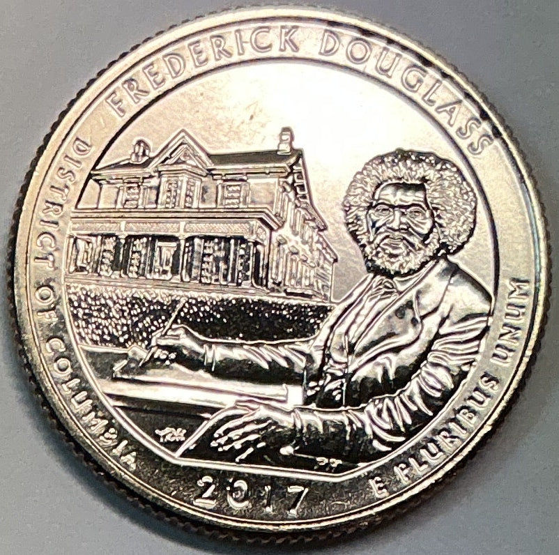 2017-D Uncirculated, Frederick Douglass National Historic Site, Washington D.C., Washington Quarter