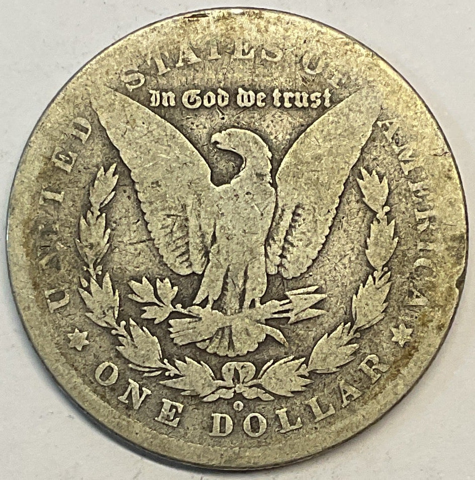 1880-O Morgan Dollar, Poor-About Good Circulated Coin, Store #DR0874