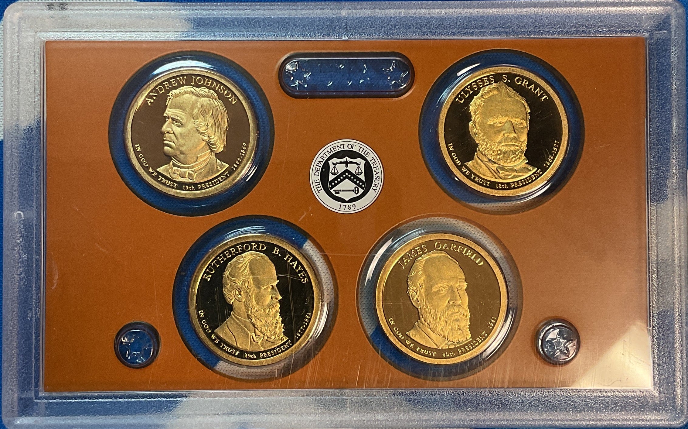 2011 U.S. Mint President $1 Coin Proof Set, in Original Government Packaging.