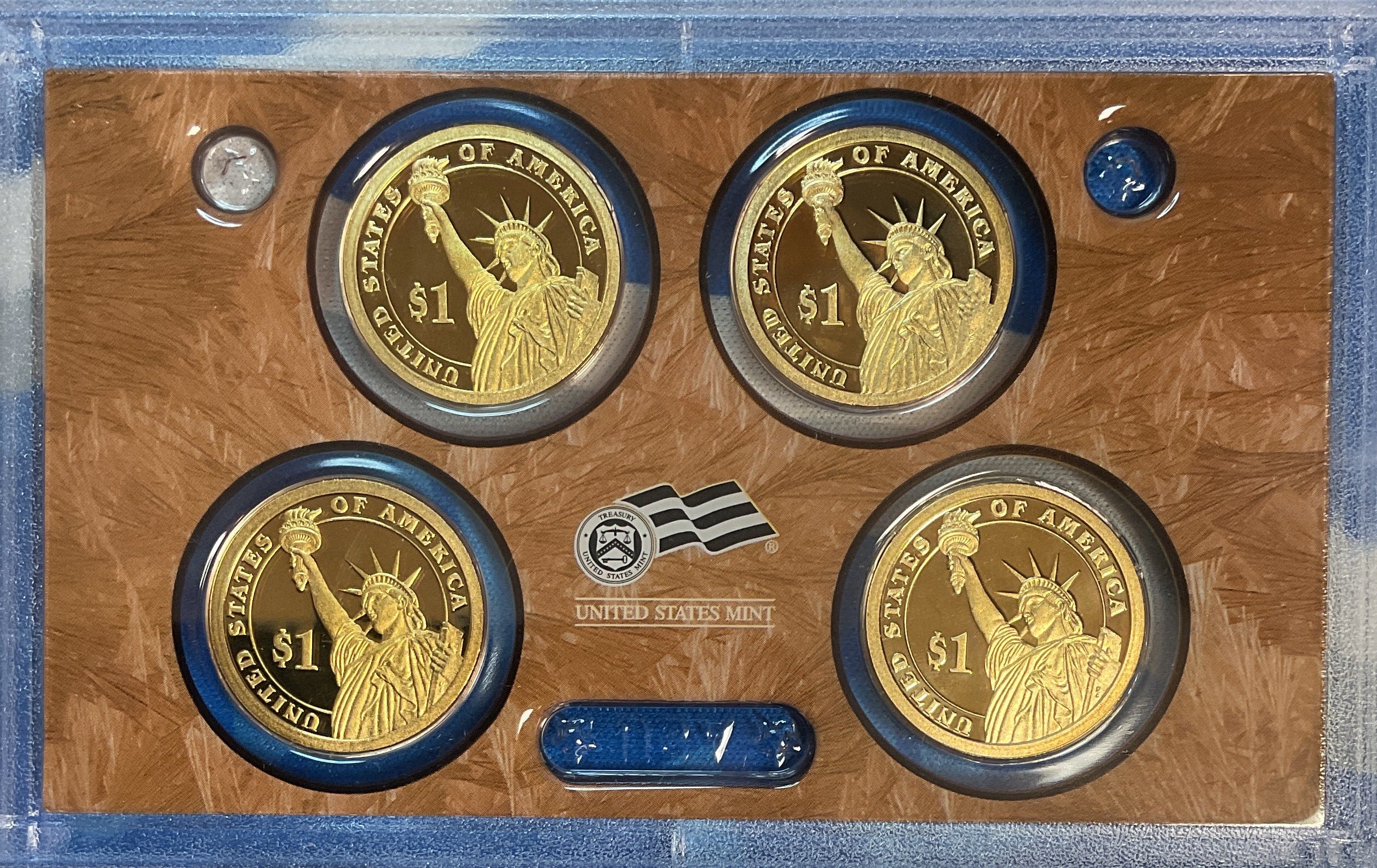 2010 U.S. Mint President $1 Coin Proof Set, in Original Government Packaging.