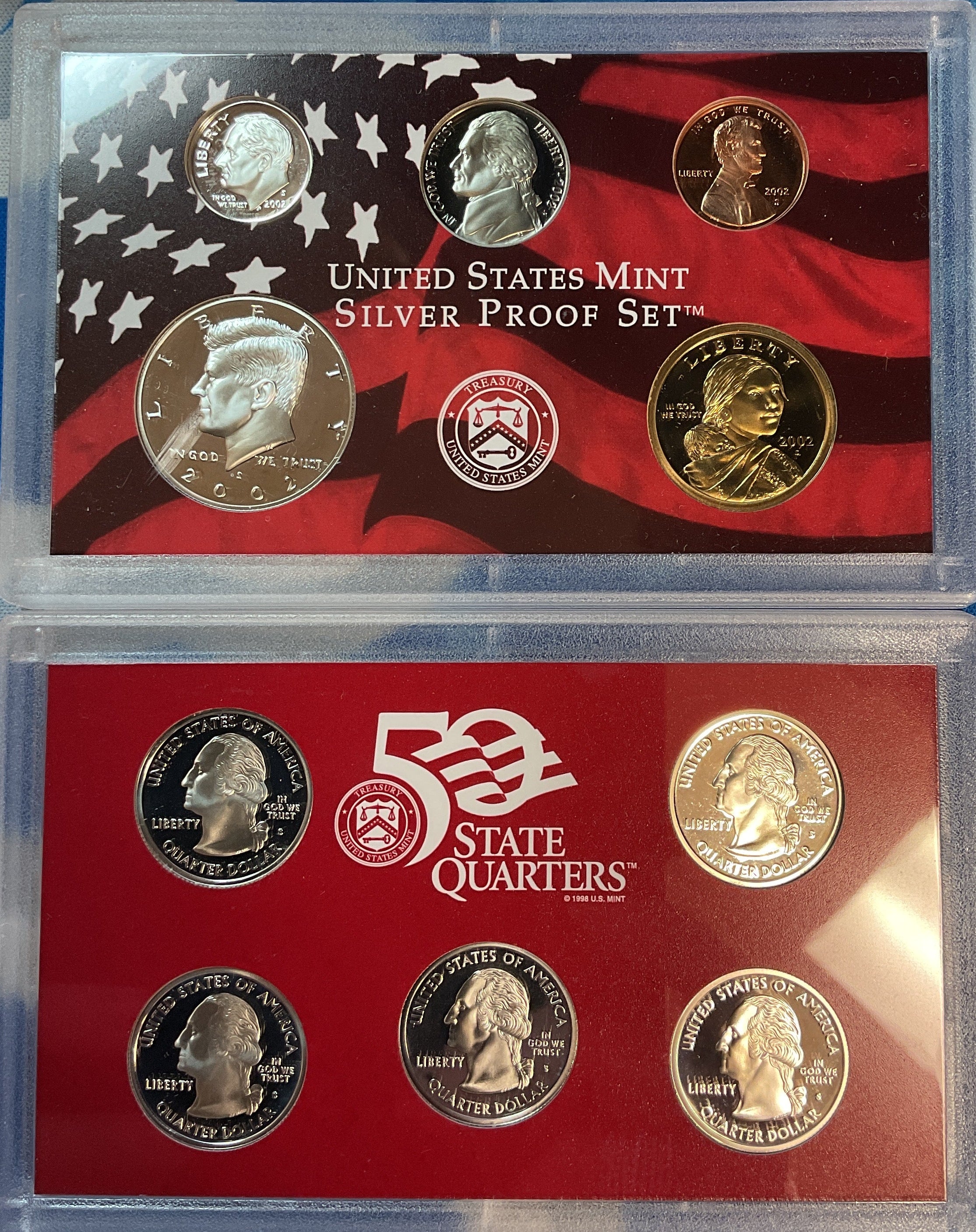 2002 United States Mint Silver Proof Set w/C.O.A.