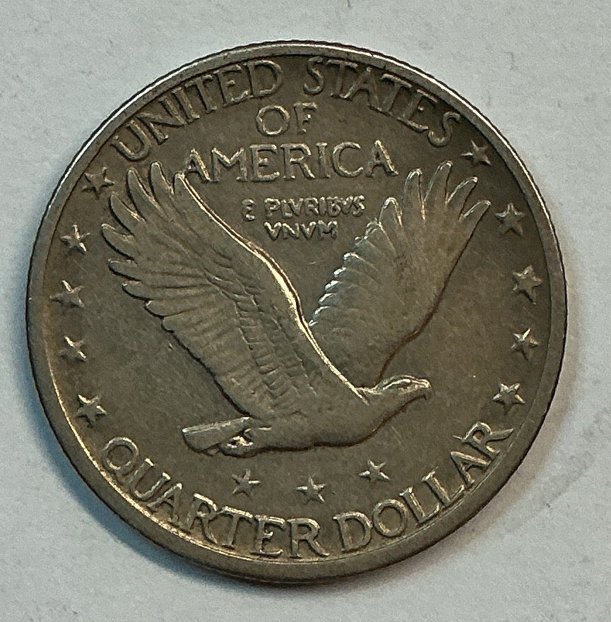 1920 Standing Liberty Quarter, Extra Fine+ Circulated Coin, Store #QR0059