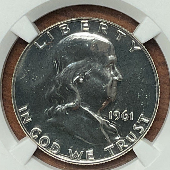 1961 Ben Franklin Half Dollar, NGC PF 67, Proof Uncirculated Coin, Store #GHR1812