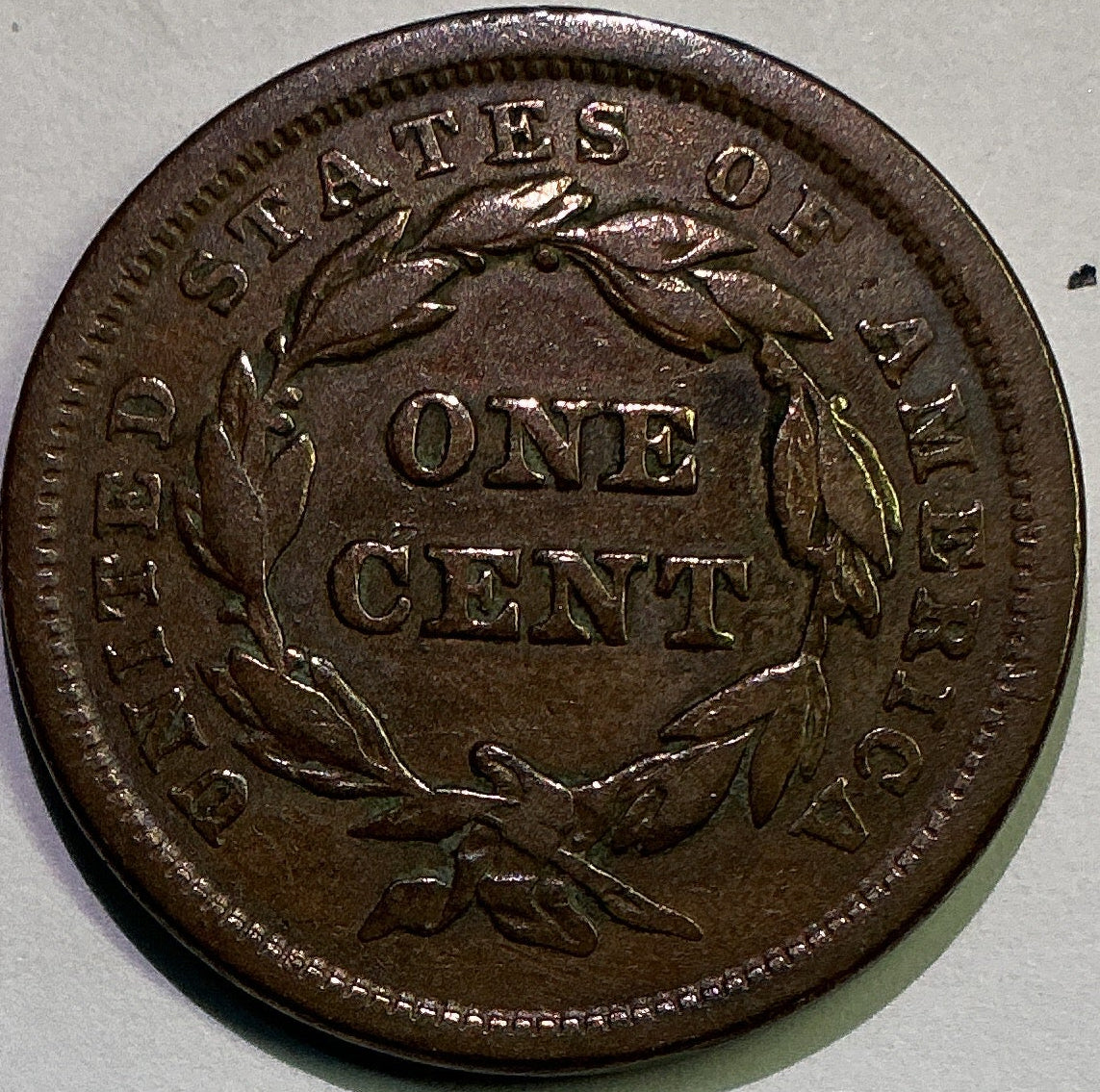 1841 Braided Hair Large Cent, Very Fine Coin, Store #CT1246