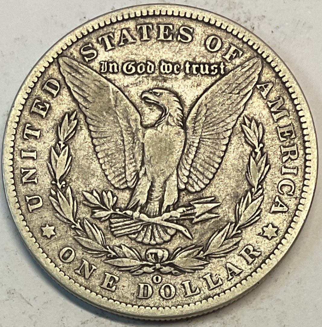 1885-O Morgan Silver Dollar, Very Fine Circulated Coin, Store #DR0891