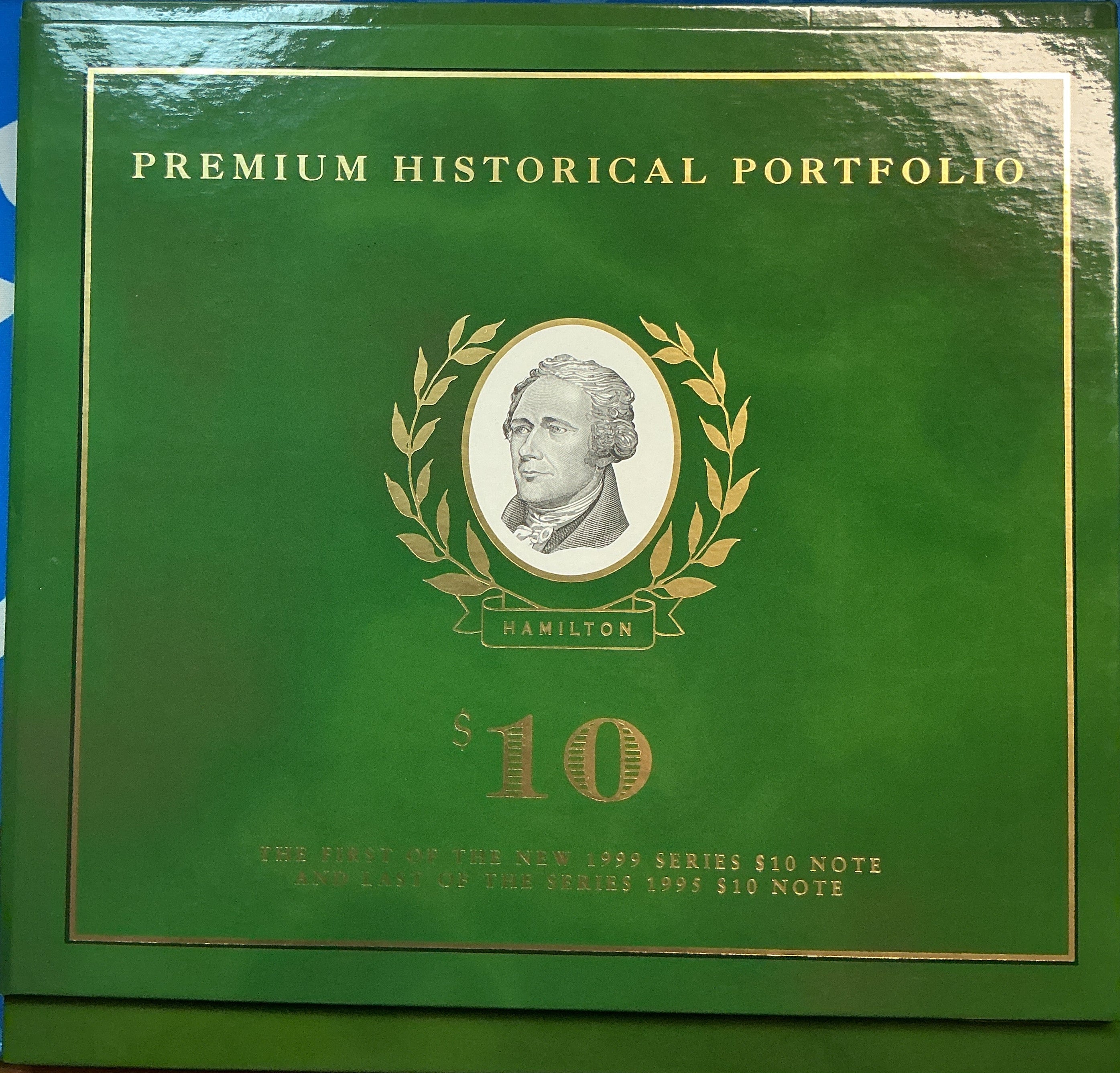 2000 Premium Historical Portfolio Set, 2 Each-$10 Notes, #FRN009