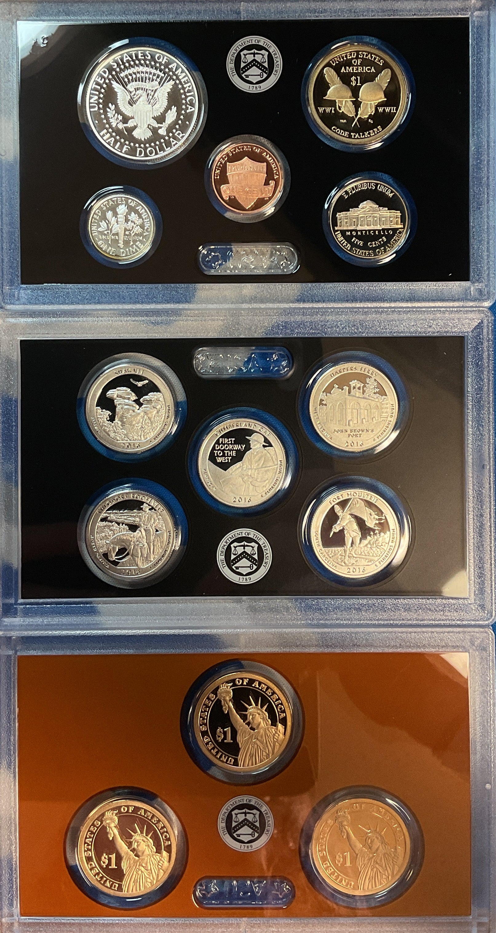 2016 United States Mint Silver Proof Set w/C.O.A.