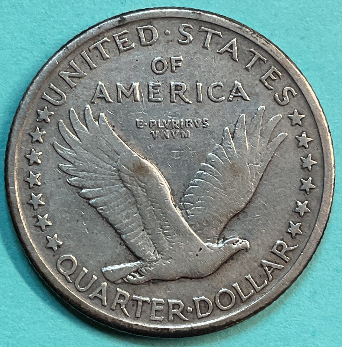1917 T-1, Standing Liberty Quarter, Very Fine Detailed Coin, Store #QR1165